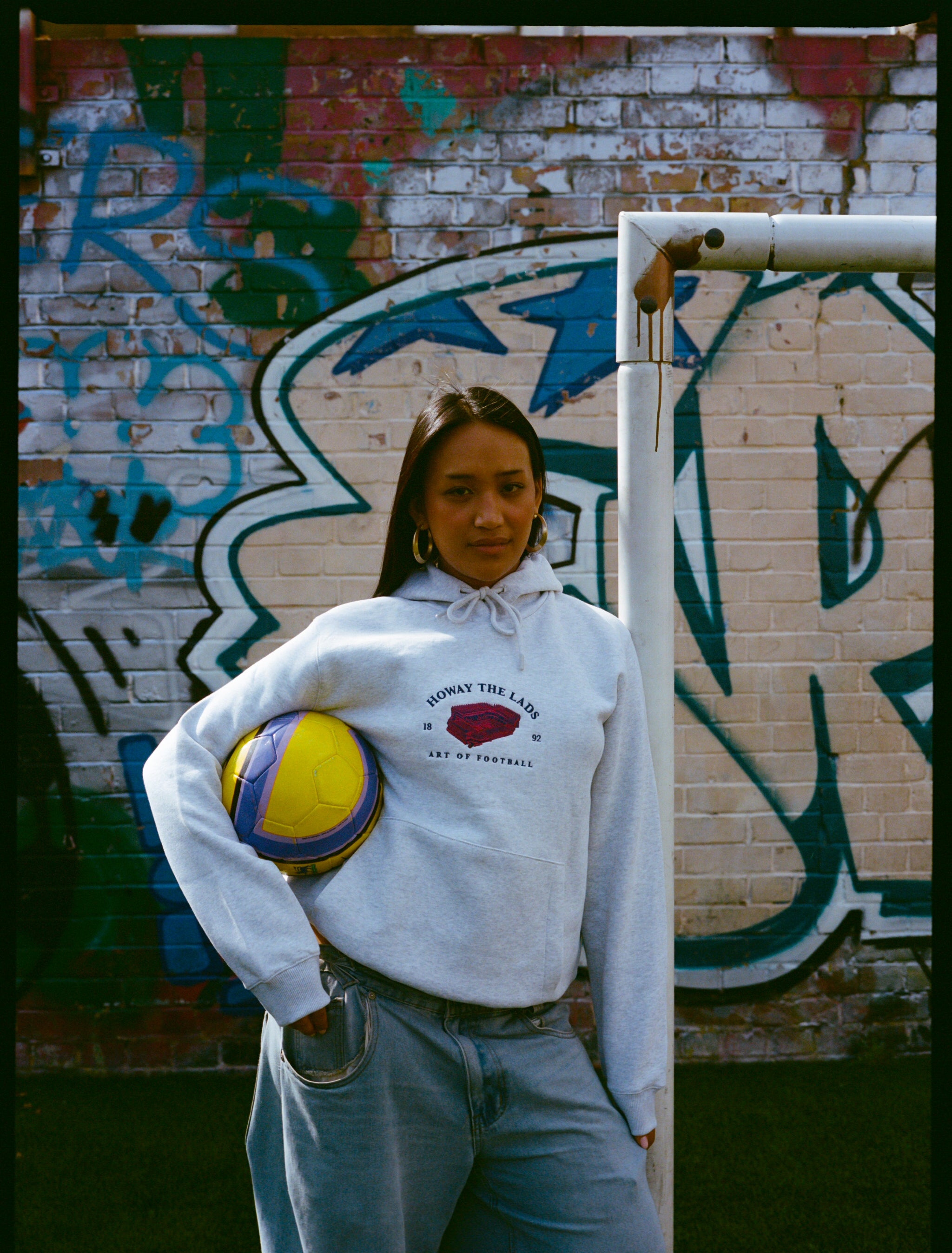 ART OF Toon Stadium Hoodie | NUFC Embroidered Football Sweat