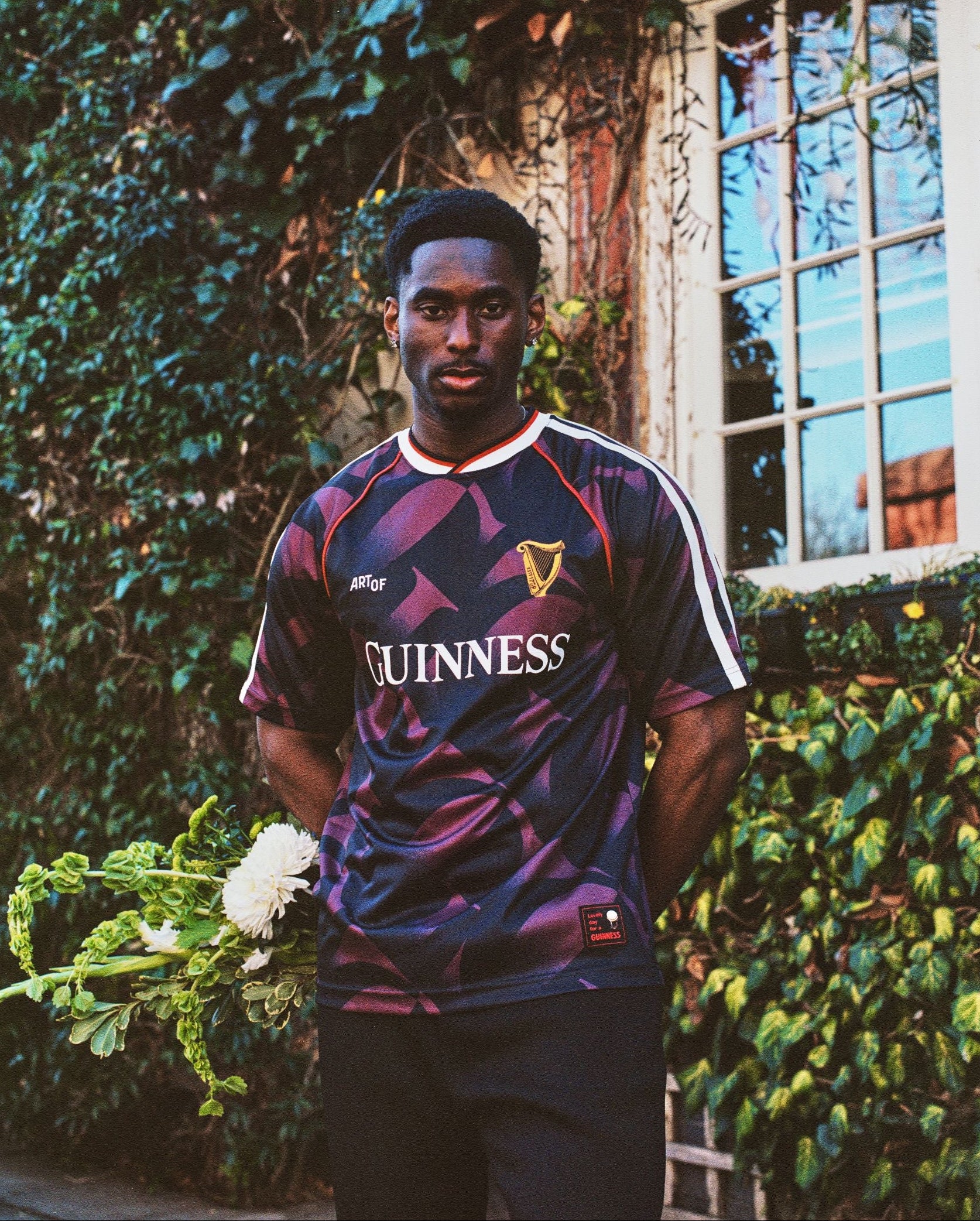 ART OF Football x Guinness Football Shirt | AOF Burgundy Top