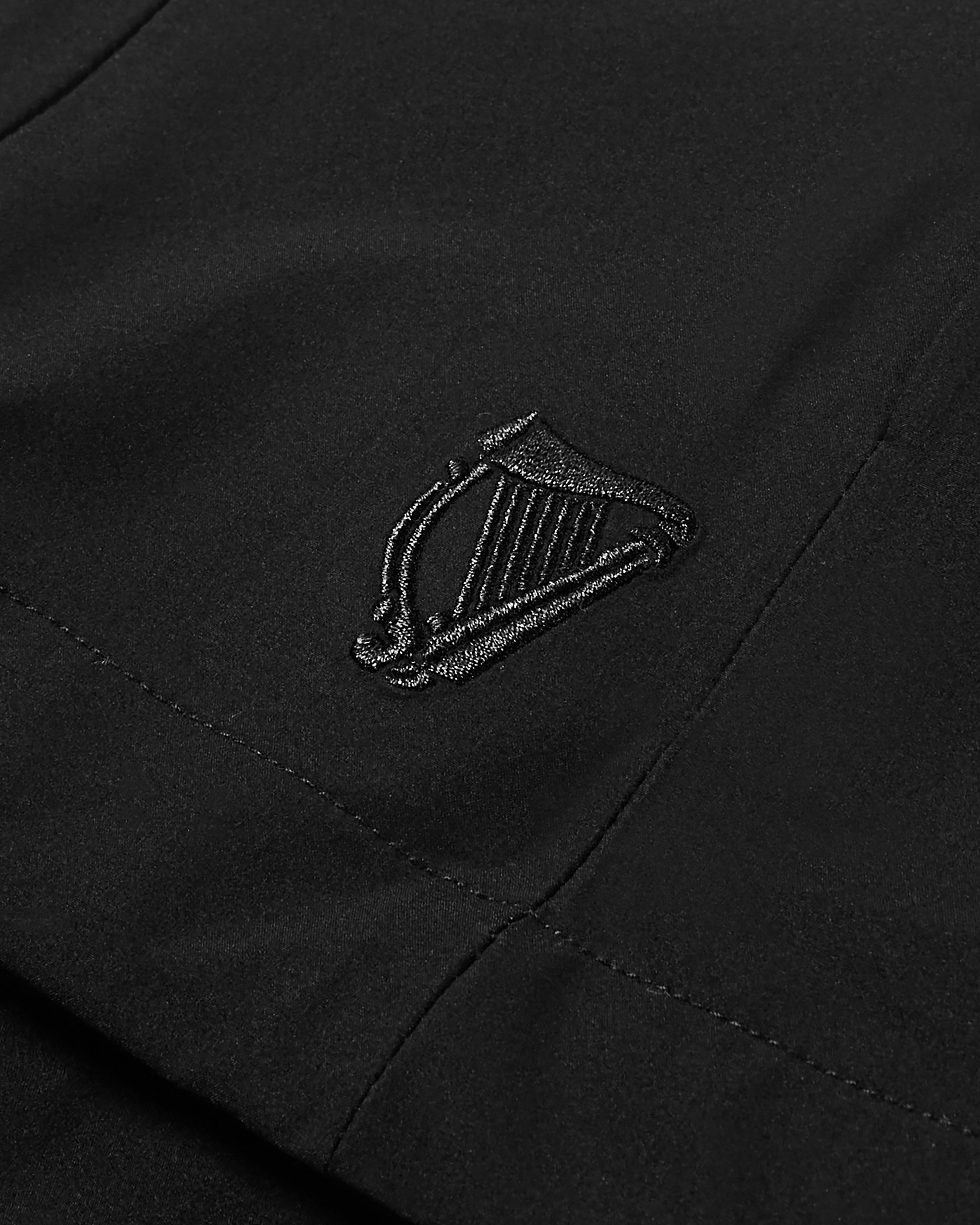 AOF Hibernian Shell Jacket | Black Coat | Art of Football