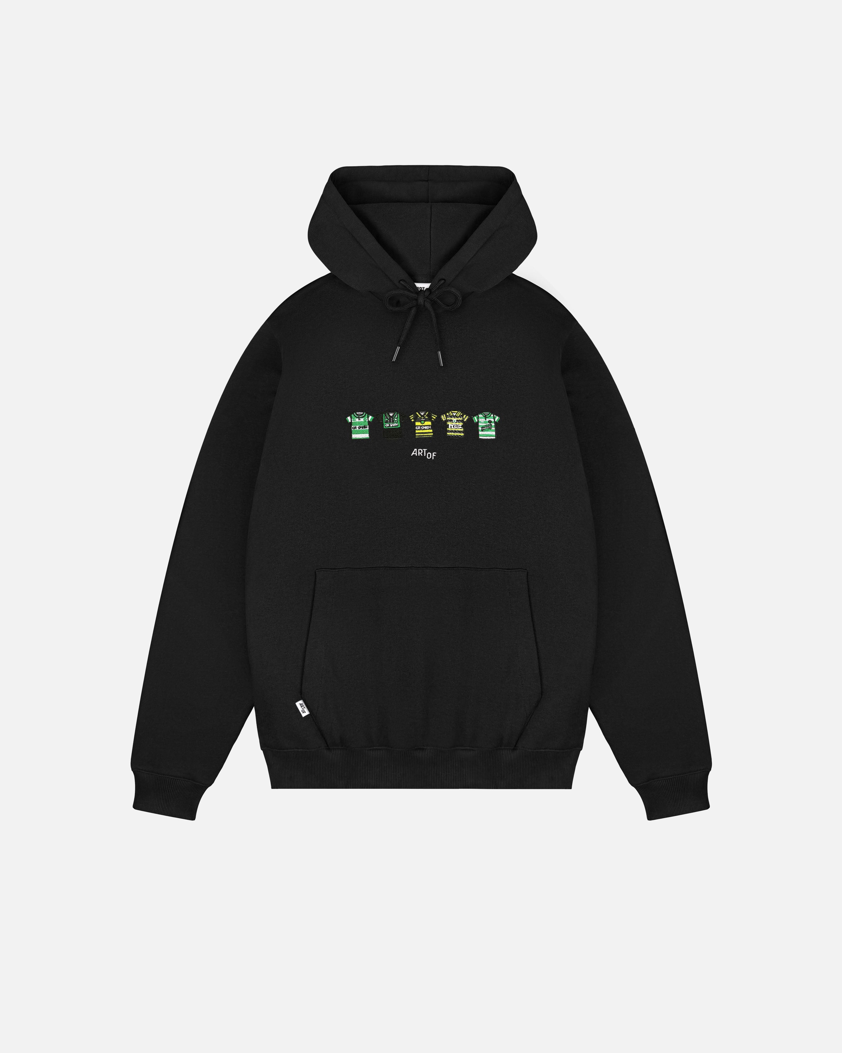 ART OF x Bhoys Embroidered Classics Black Hoodie | Shop Football