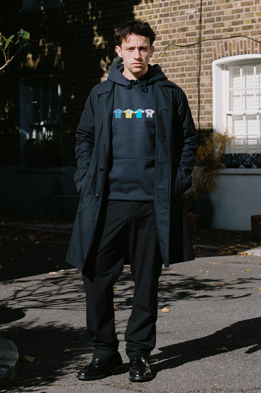 ART OF Chelsea Classics Hoodie | CFC Navy Embroidered Football Sweat