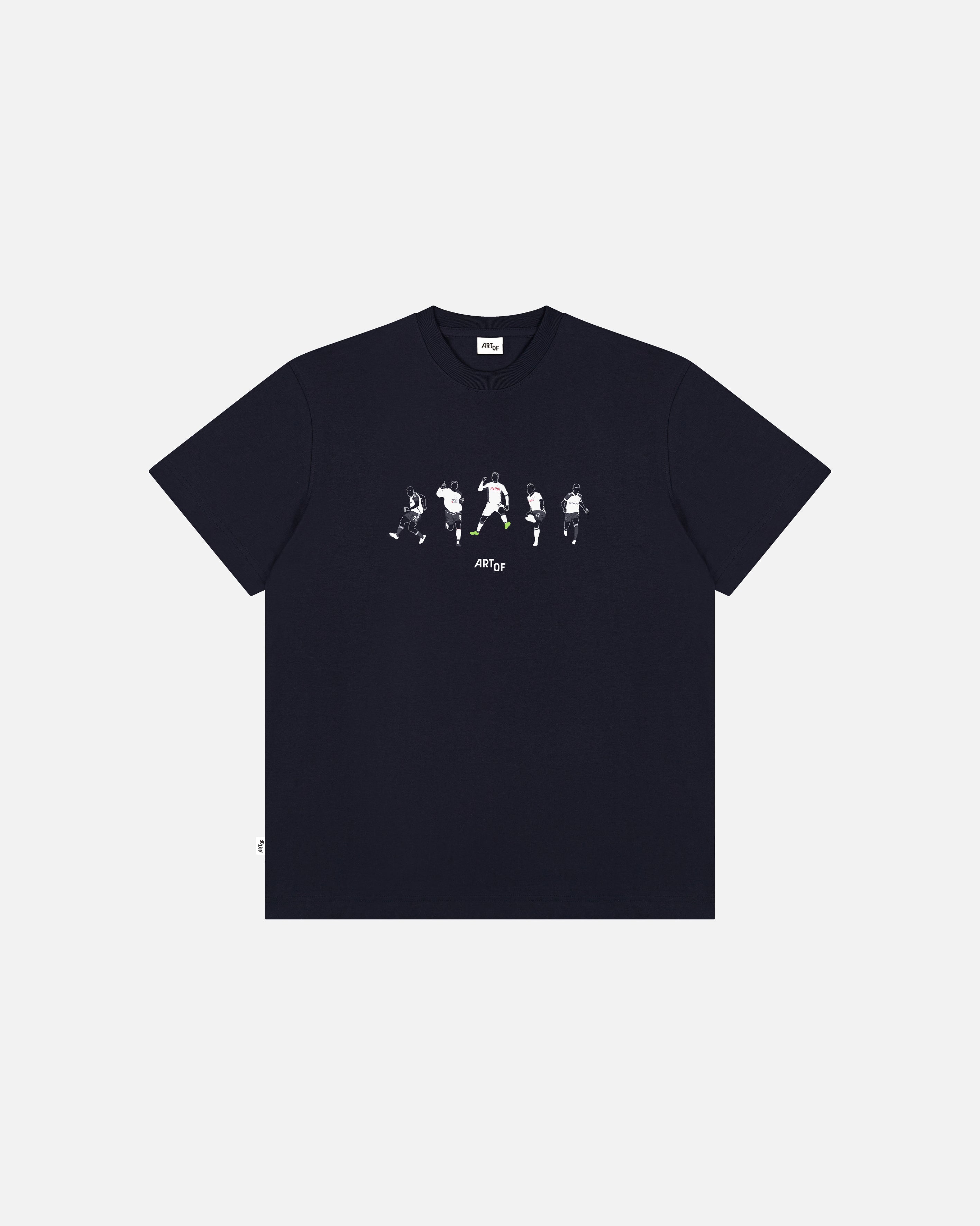 ART OF Football x Fulham Icons Tee | AOF x FFC Black Graphic T-shirt