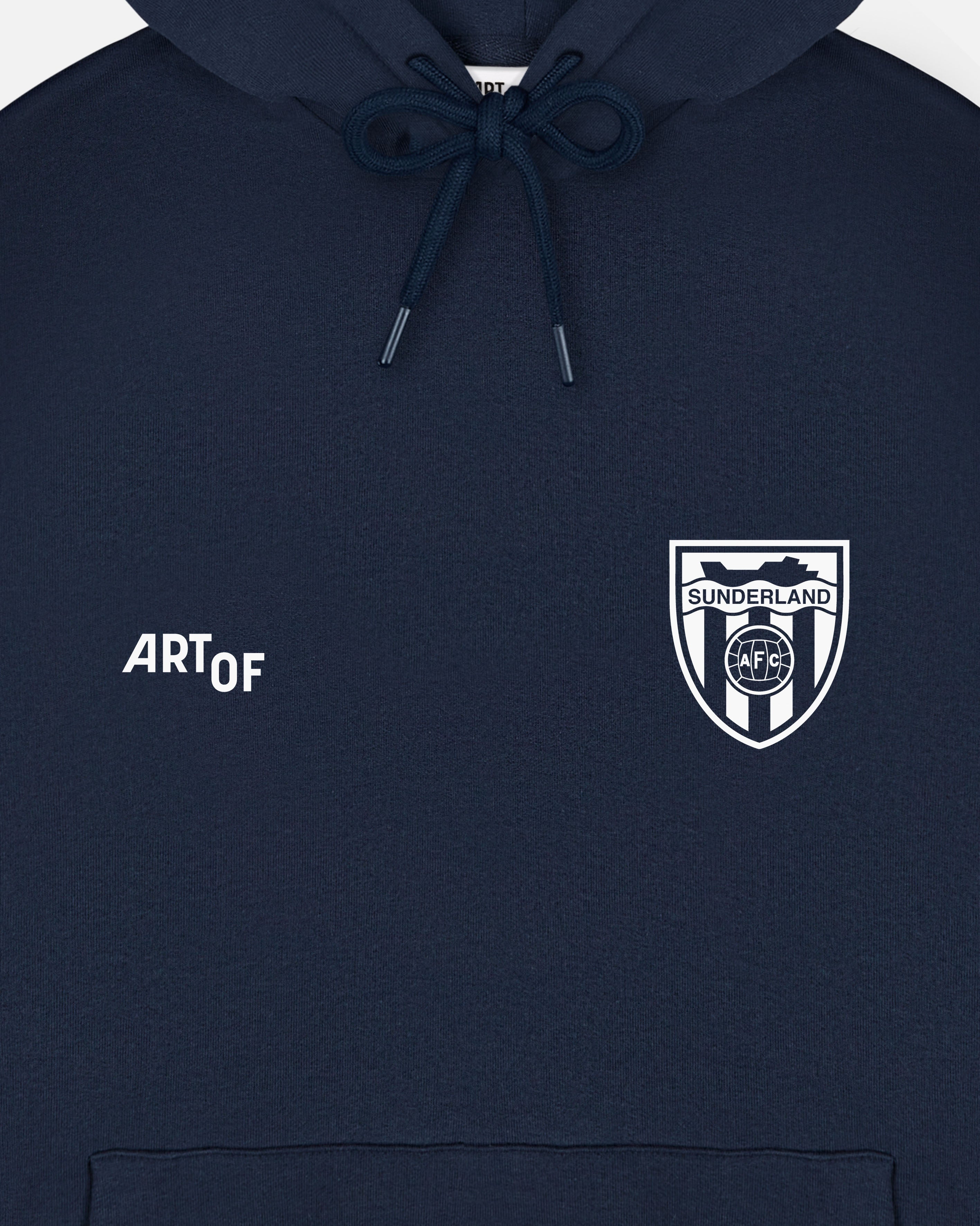 ART OF x Sunderland Heritage Hoodie | Navy Printed Football Sweat
