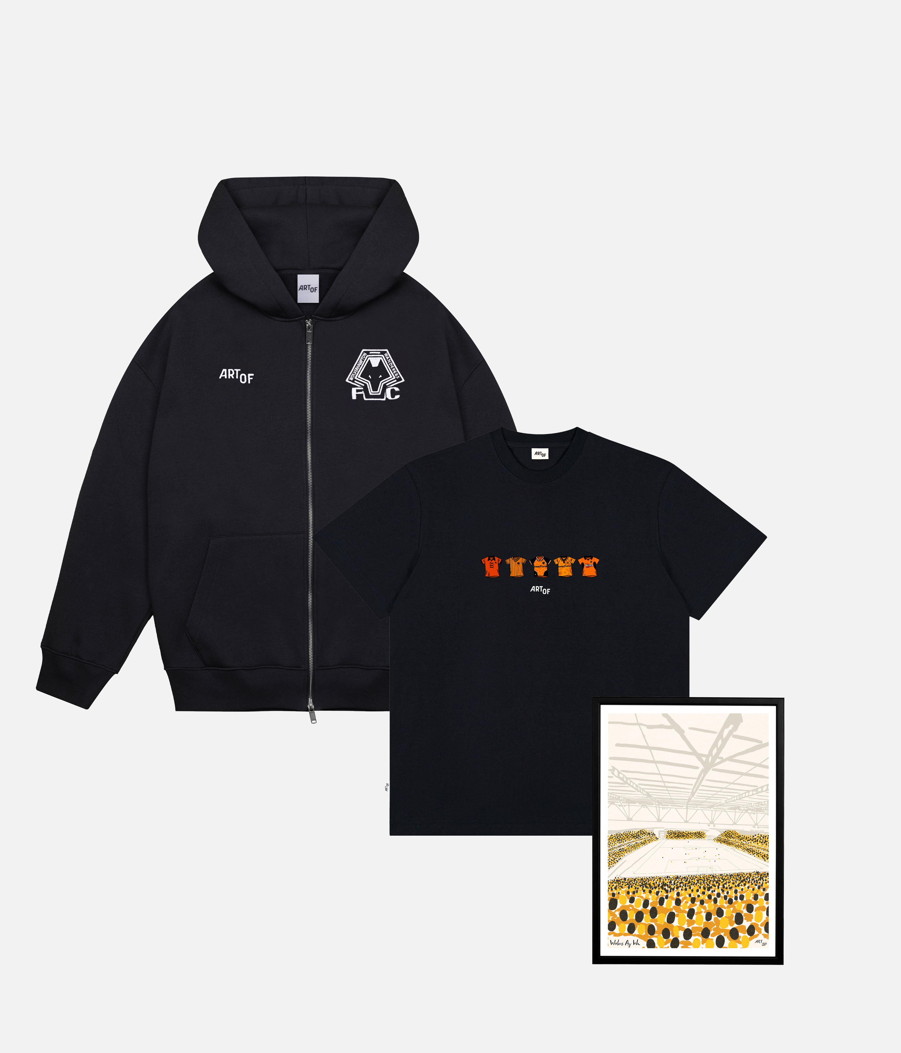 ART OF x Wolves New Season Starter Pack | Football Hoodie, Tee & Print