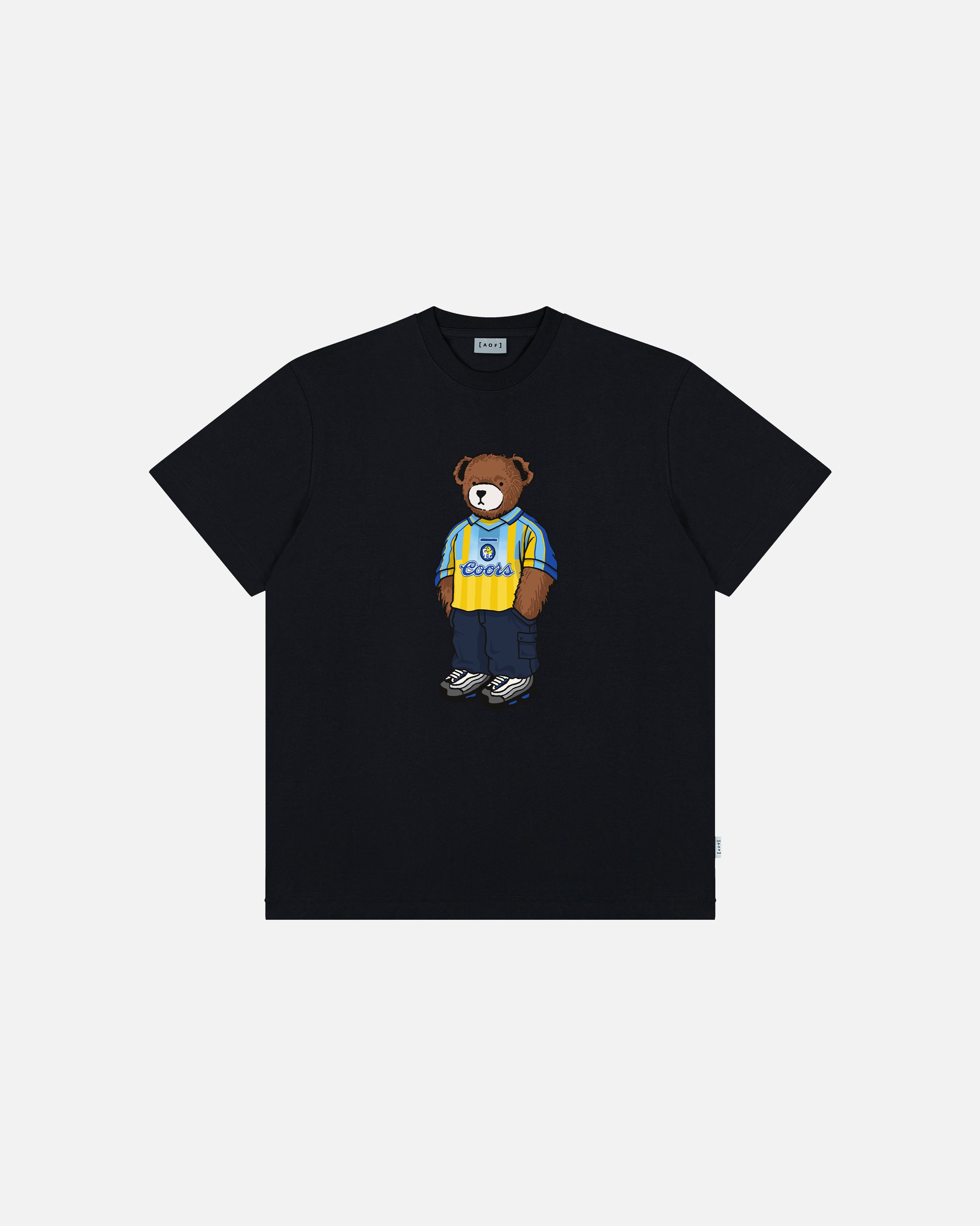 AOF x Pensioners Away Pickles Tee | Black T-shirt | Art of Football
