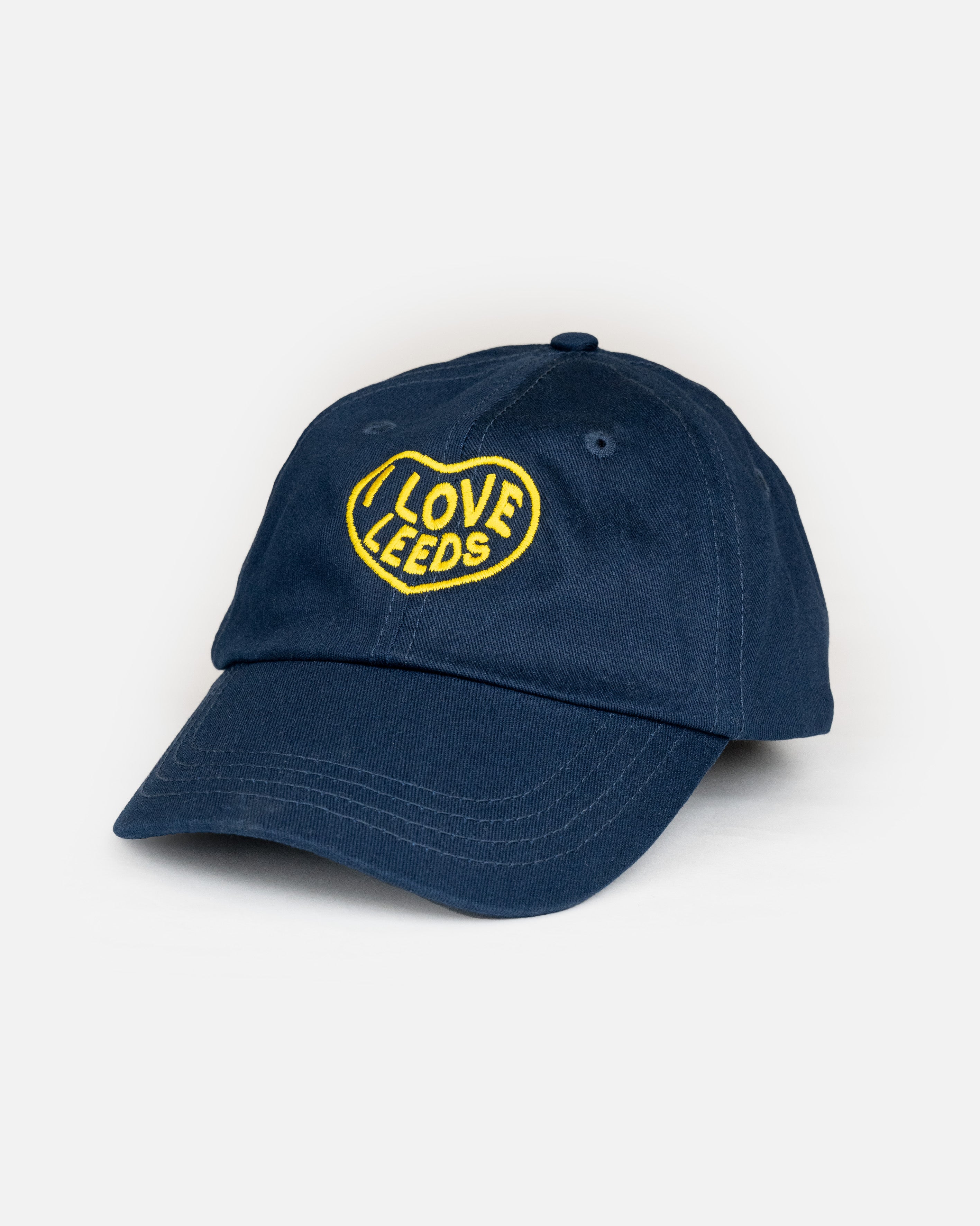 AOF I Love Leeds Cap | Navy Hat | Art of Football