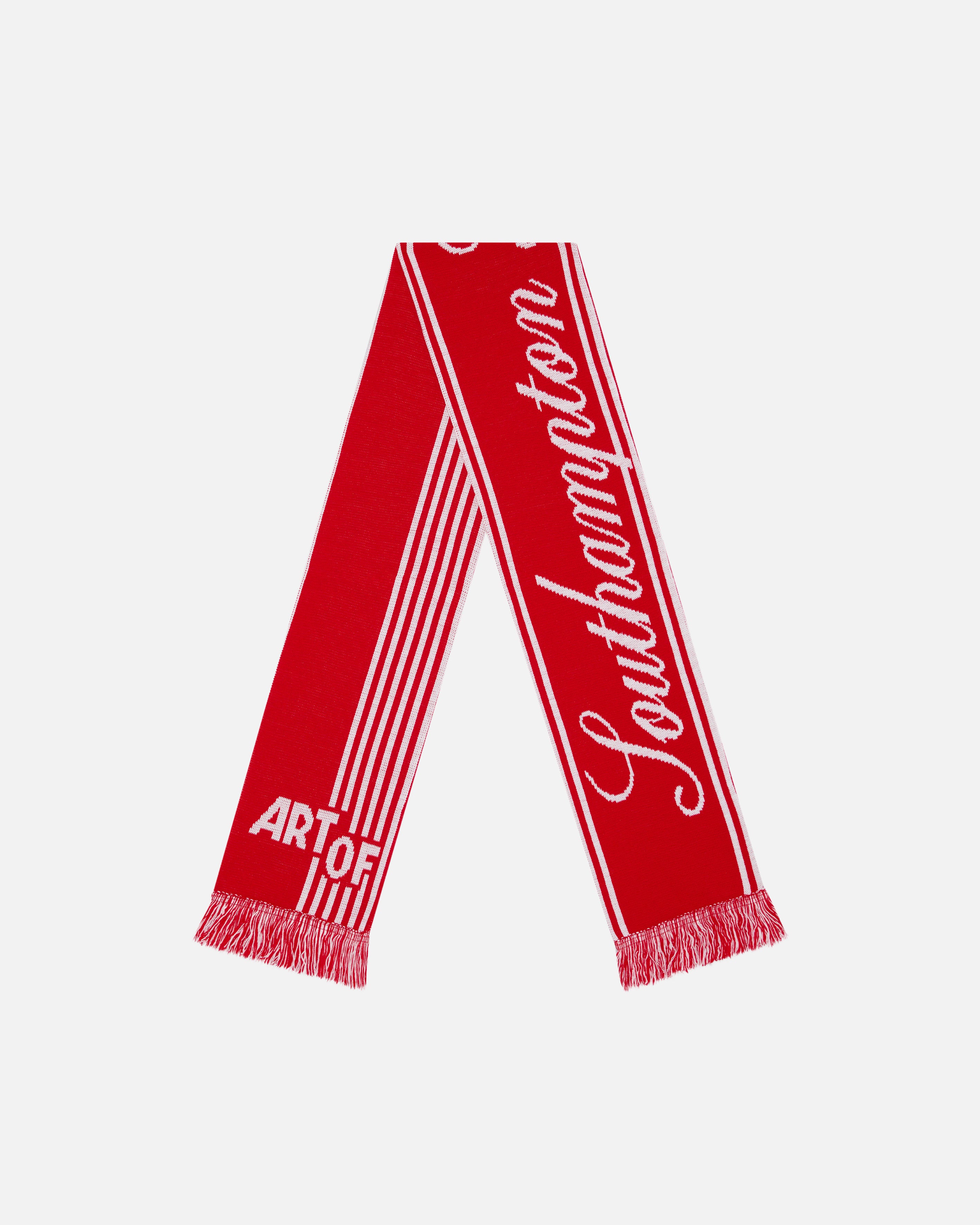 ART OF Football x Southampton Heritage Scarf | AOF Knitted Accessories