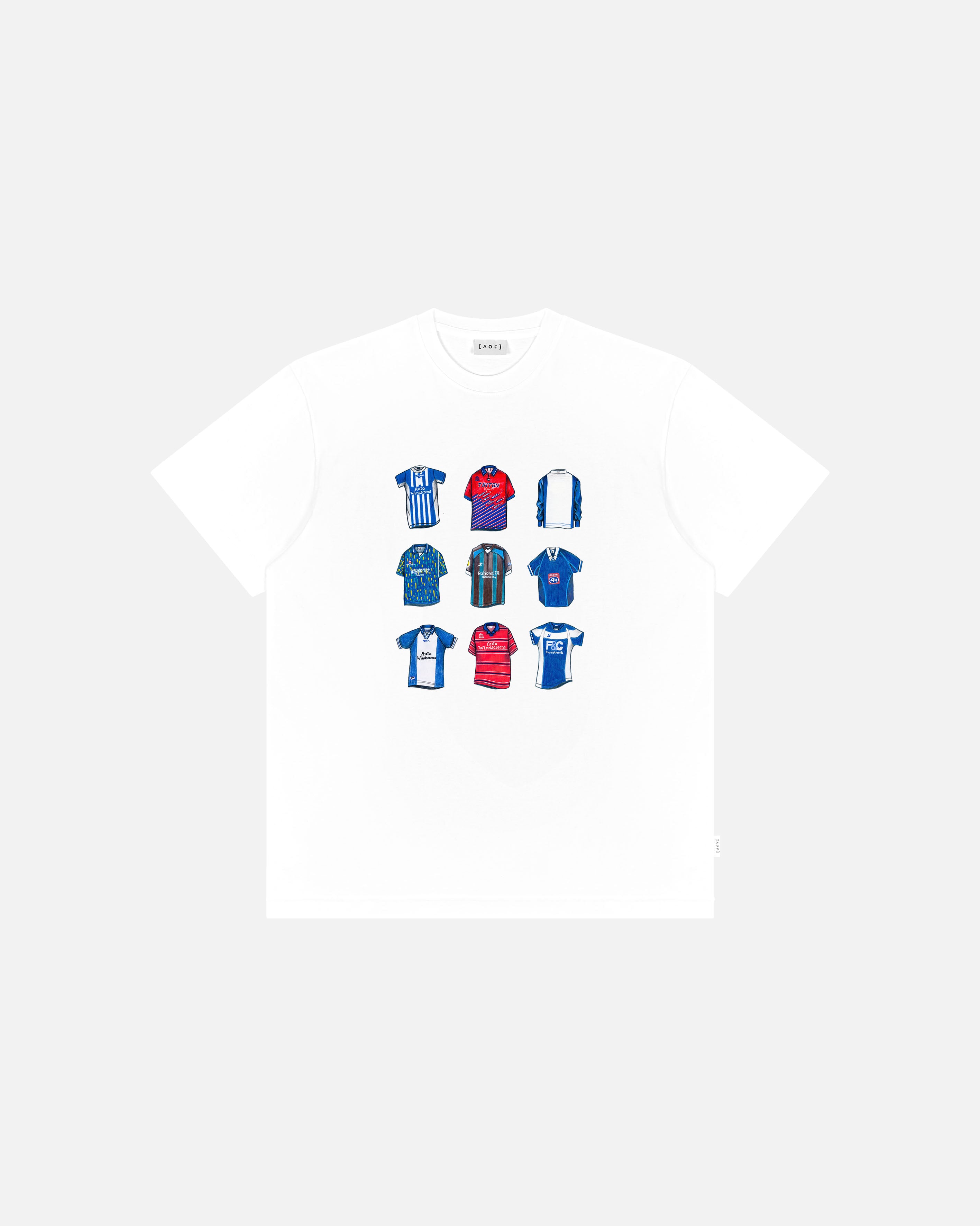 AOF Birmingham Printed Classics Tee | White T-shirt | Art of Football