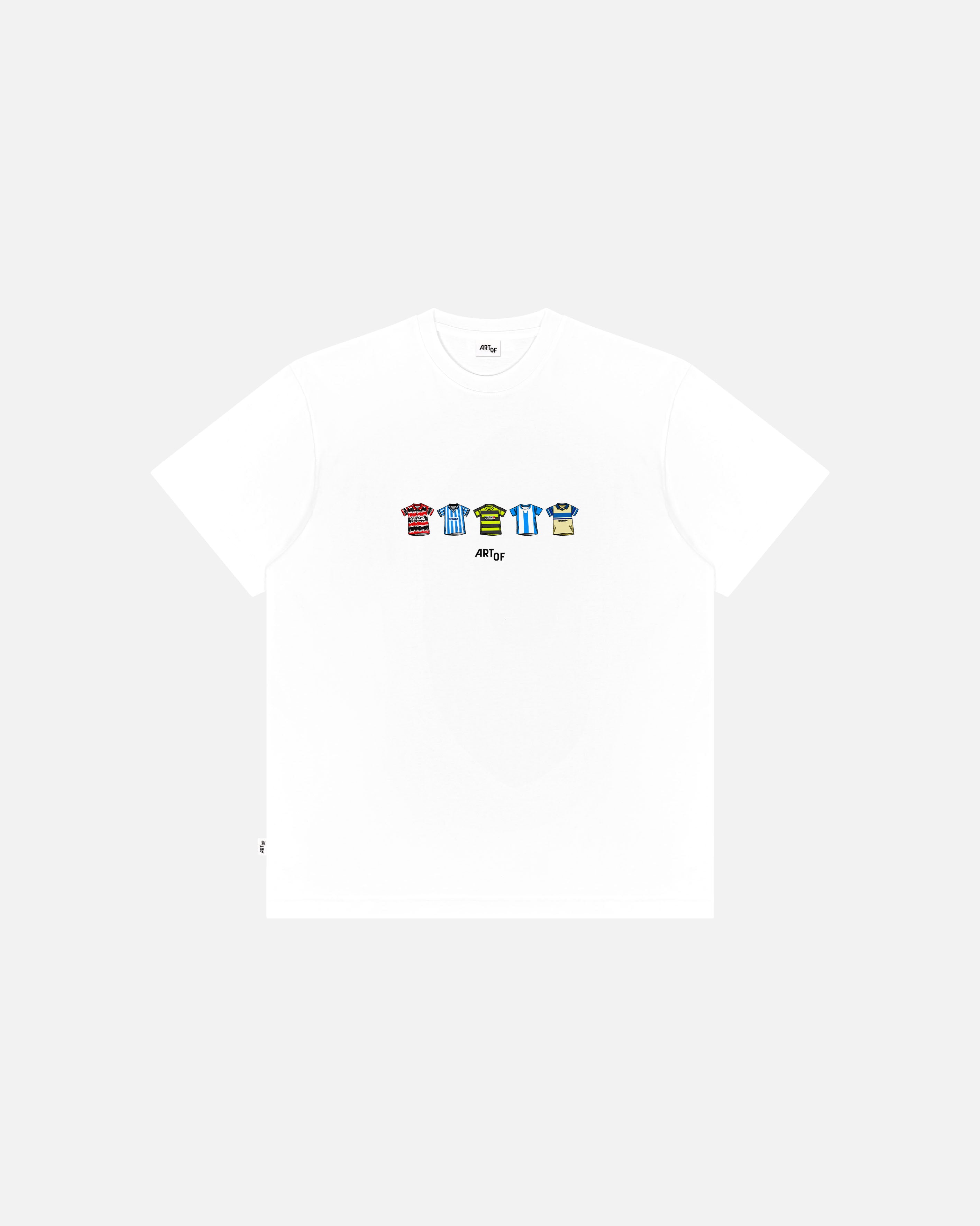 ART OF Huddersfield Printed Classics Tee | White Football T-shirt