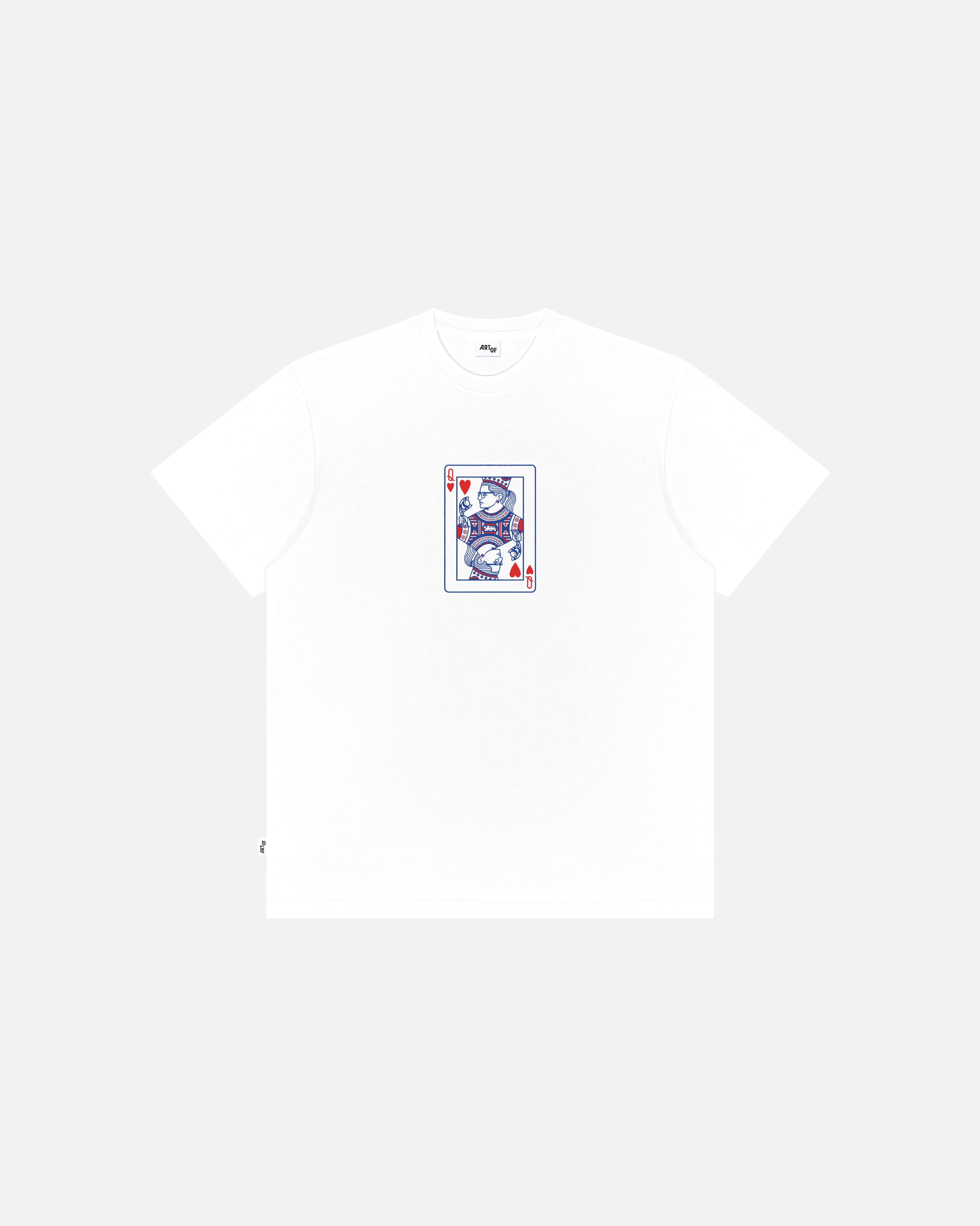ART OF The People's Queen Tee | White Graphic Women's Football T-shirt