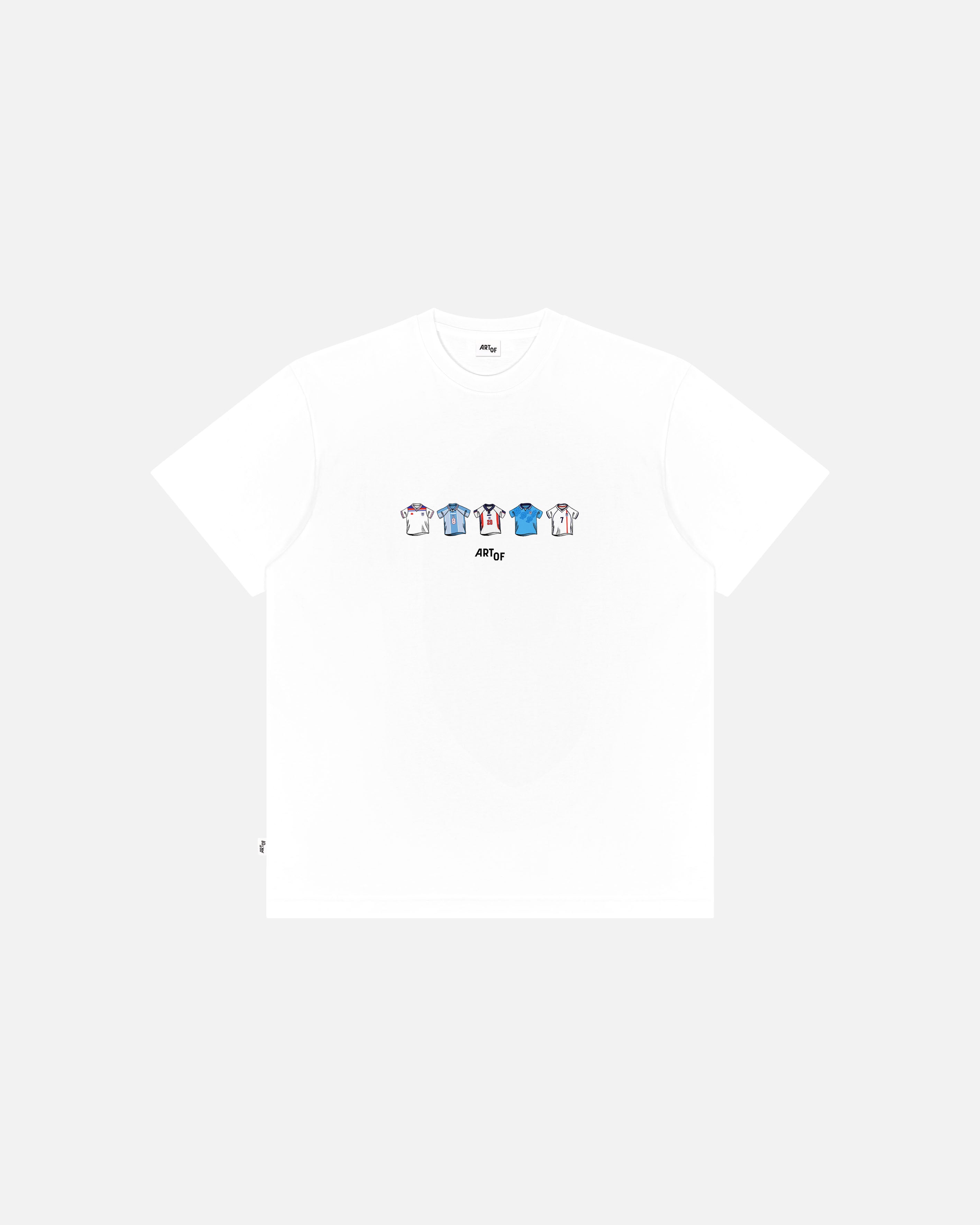 ART OF God Save The Classics Printed Tee | White Football T-shirt