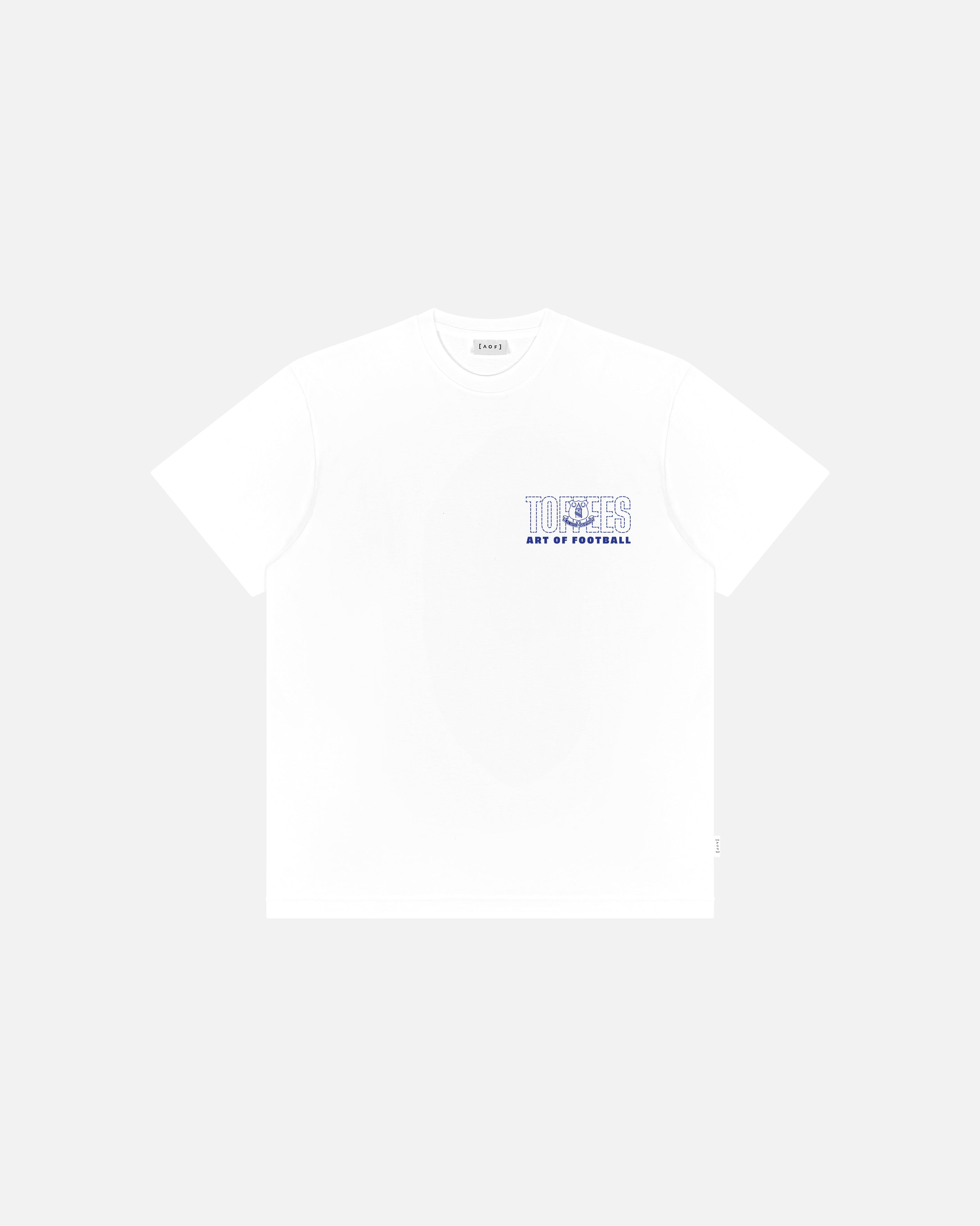 AOF Everton 90s Tee | White Graphic T-shirt | Art of Football