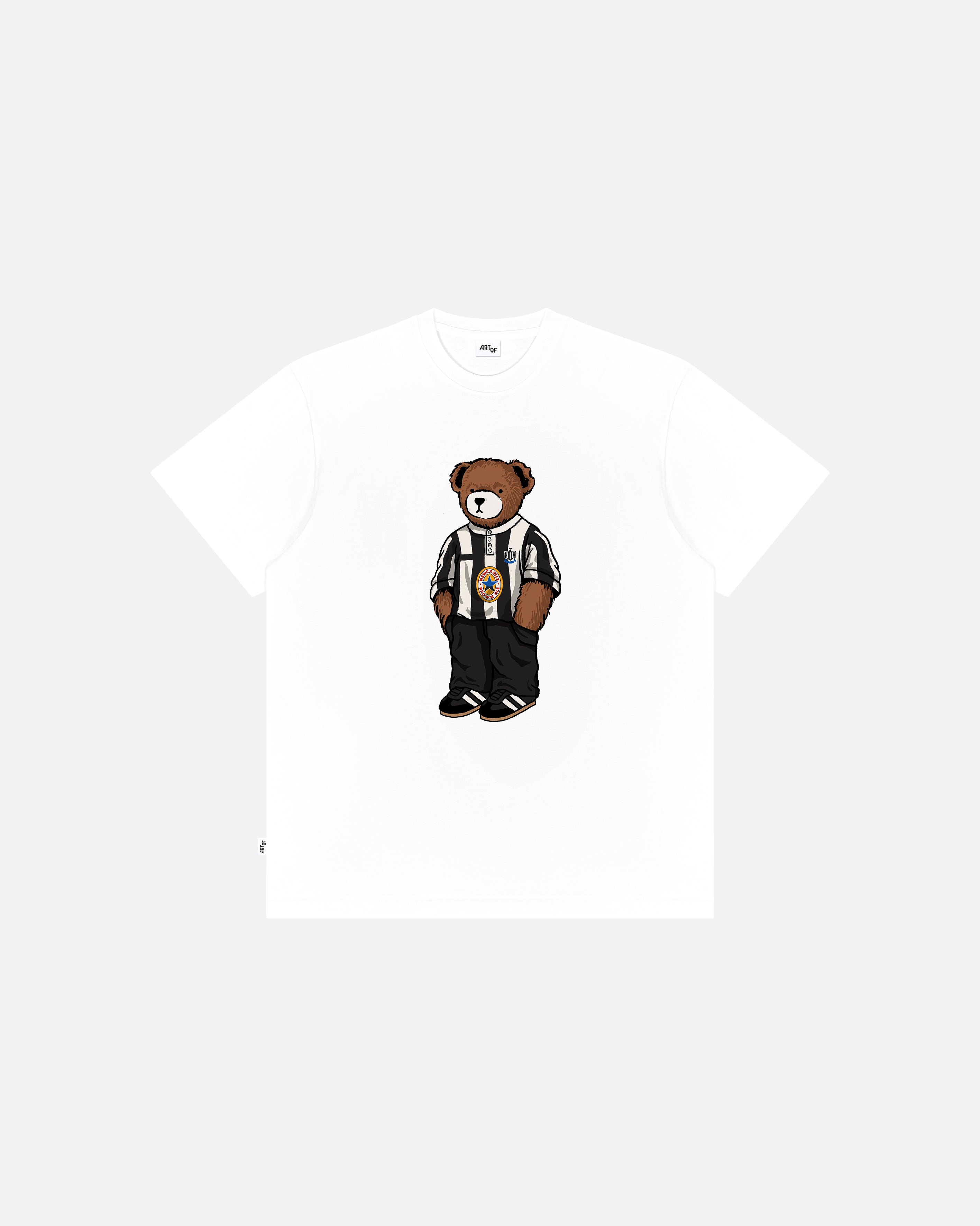 ART OF Football Toon Home Pickles Tee | AOF NUFC White T-shirt