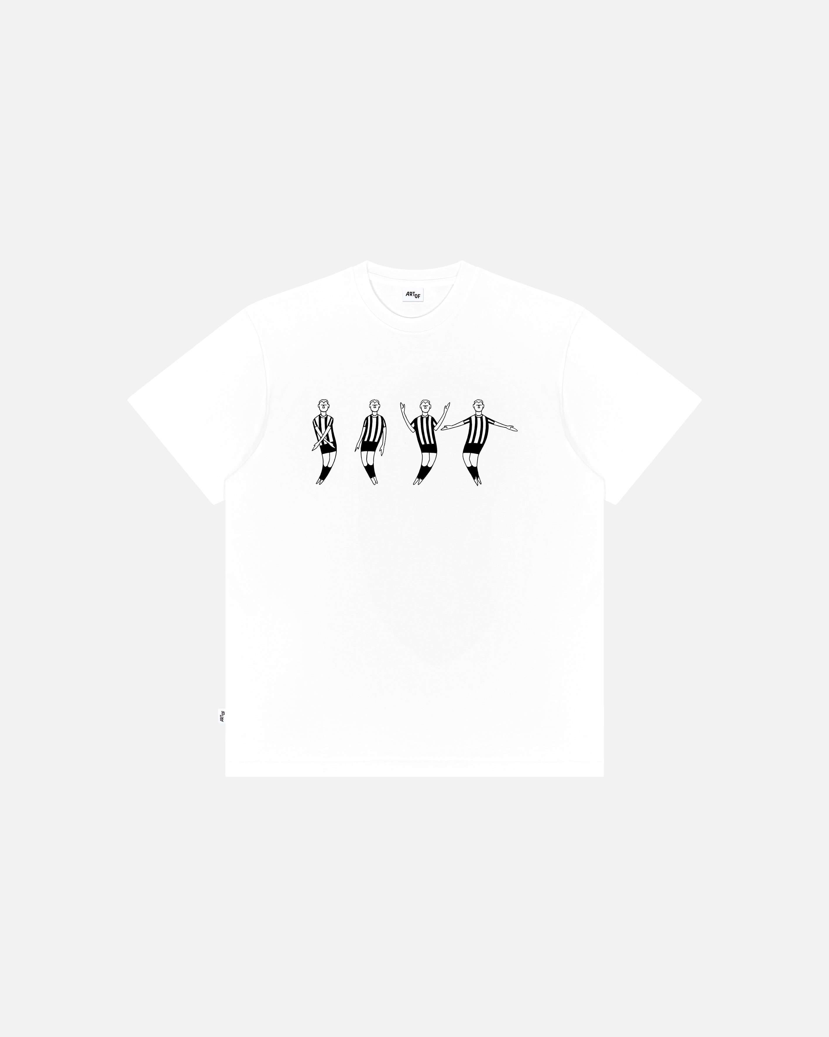 ART OF Toon Burn Baby Burn Tee | NUFC White Graphic Football T-shirt