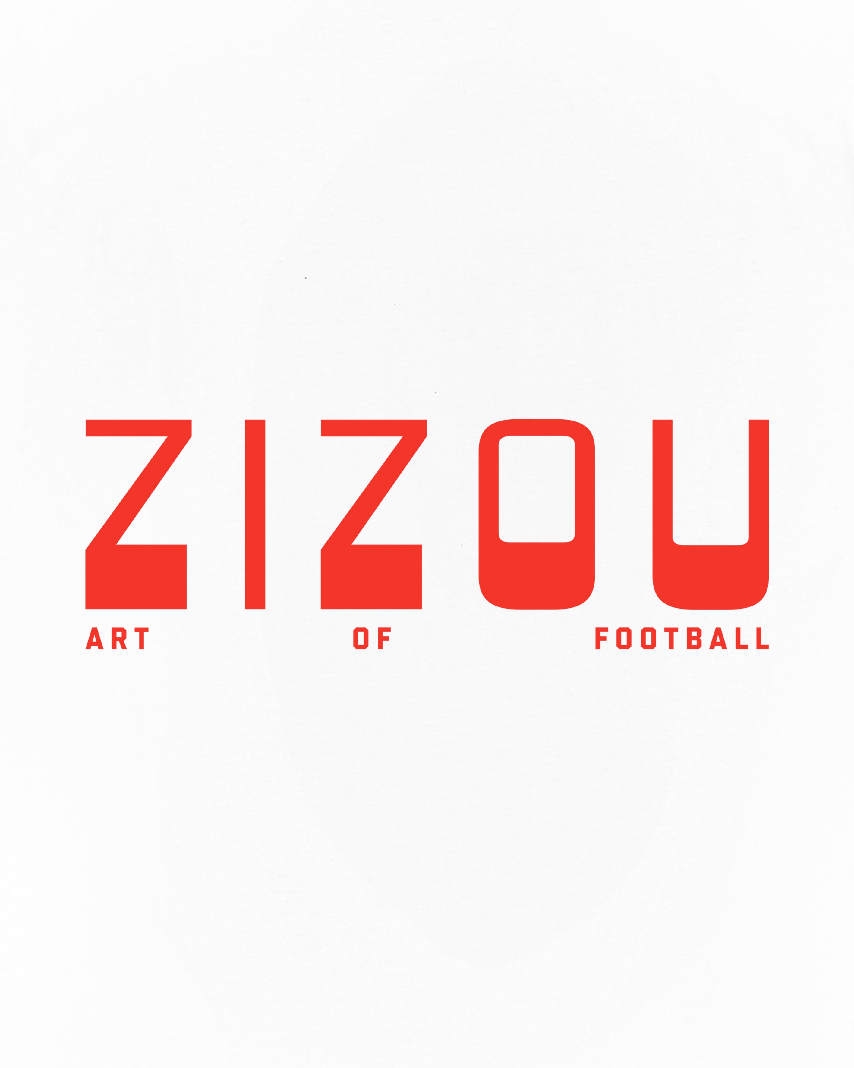 AOF Zizou Tee | White Graphic T-shirt | Art Of Football