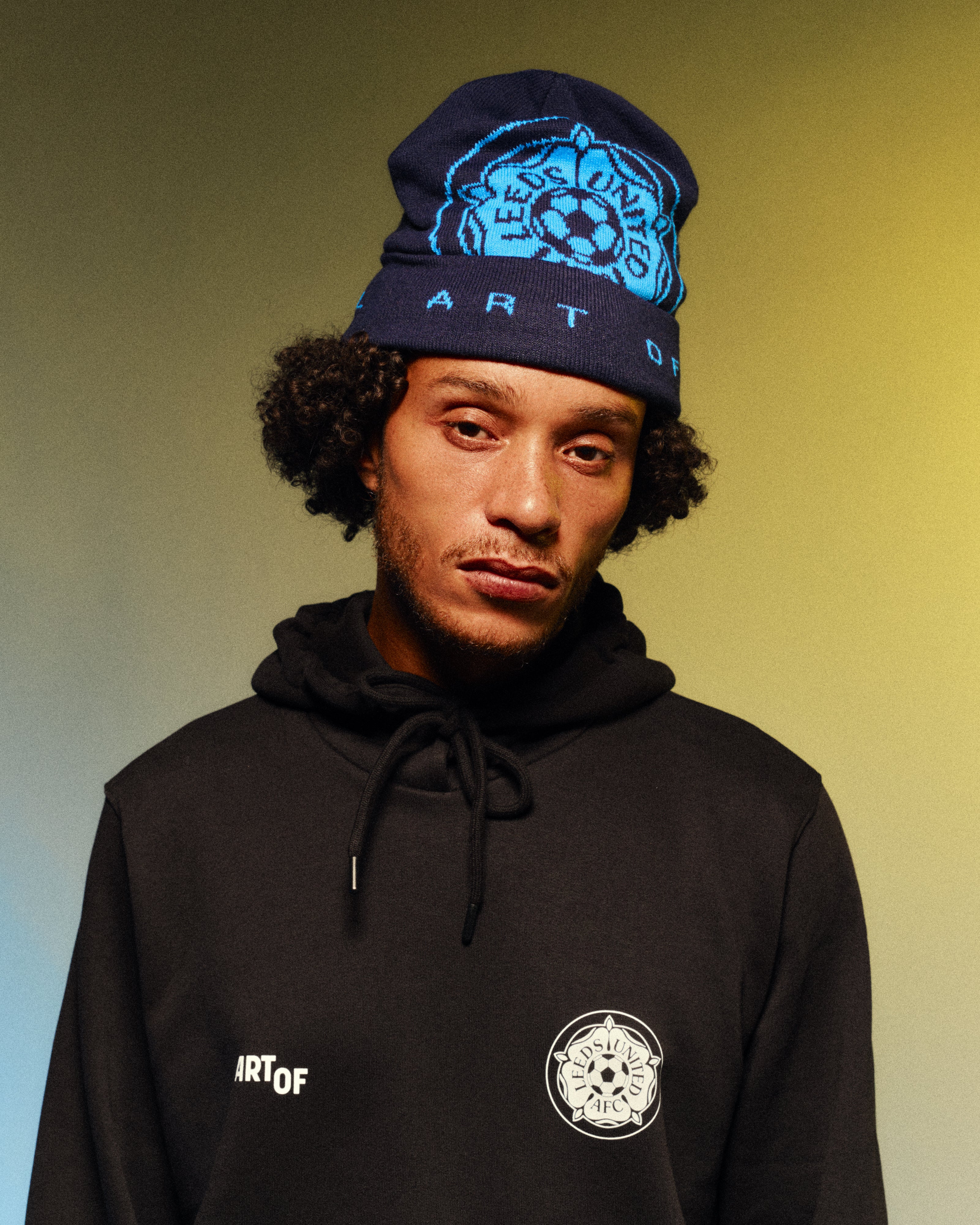 ART OF Football x Leeds Heritage Beanie | AOF Knitted Accessories