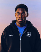 ART OF x Brighton Zip Through Hoodie | BHAFC Debossed Football Sweat