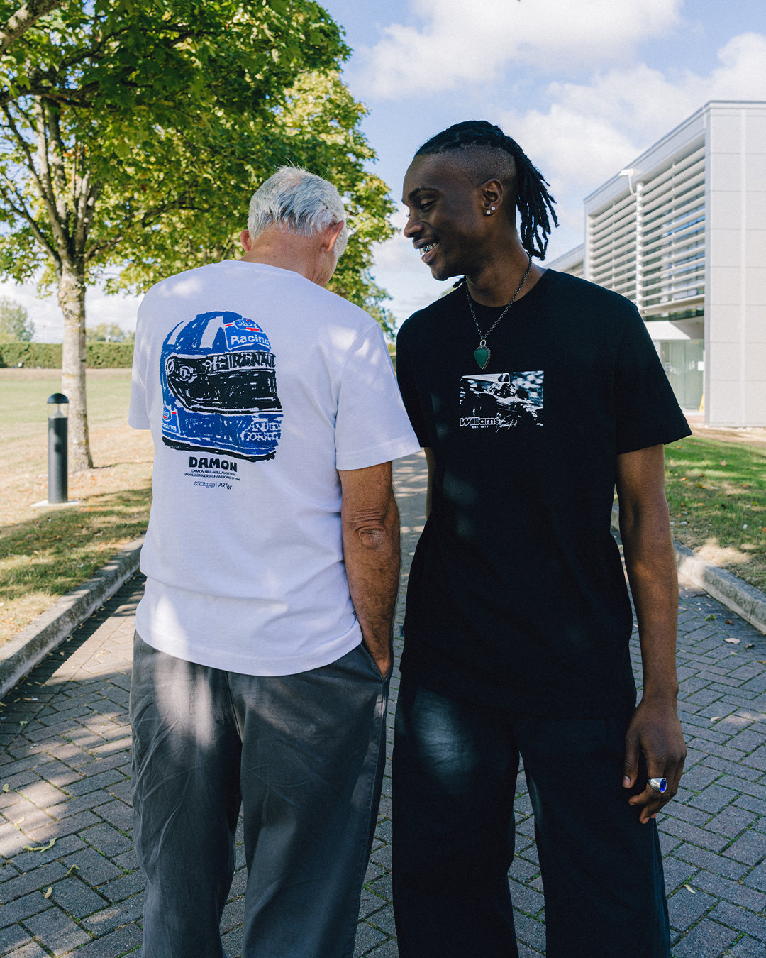 ART OF x Atlassian Williams | Damon Helmet Tee | Car Racing T-shirt
