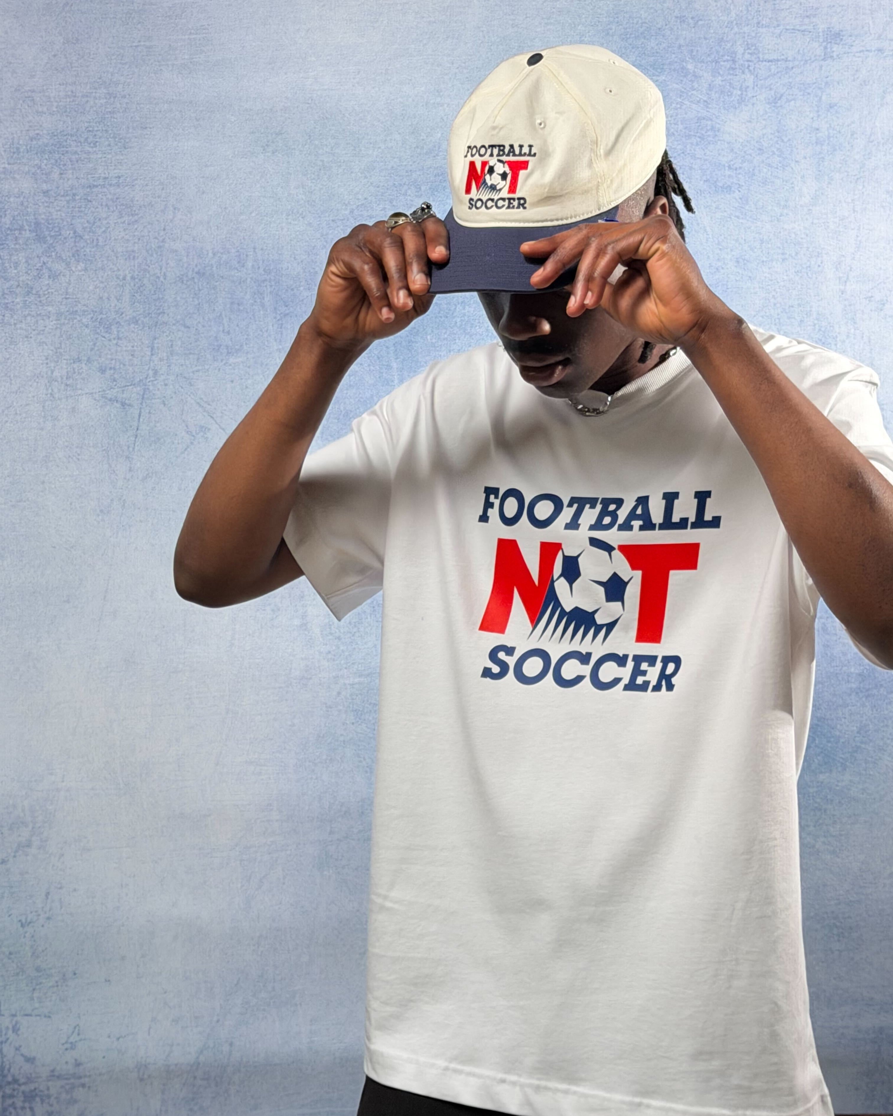 ART OF Football Not Soccer Tee | White Graphic Football T-shirt