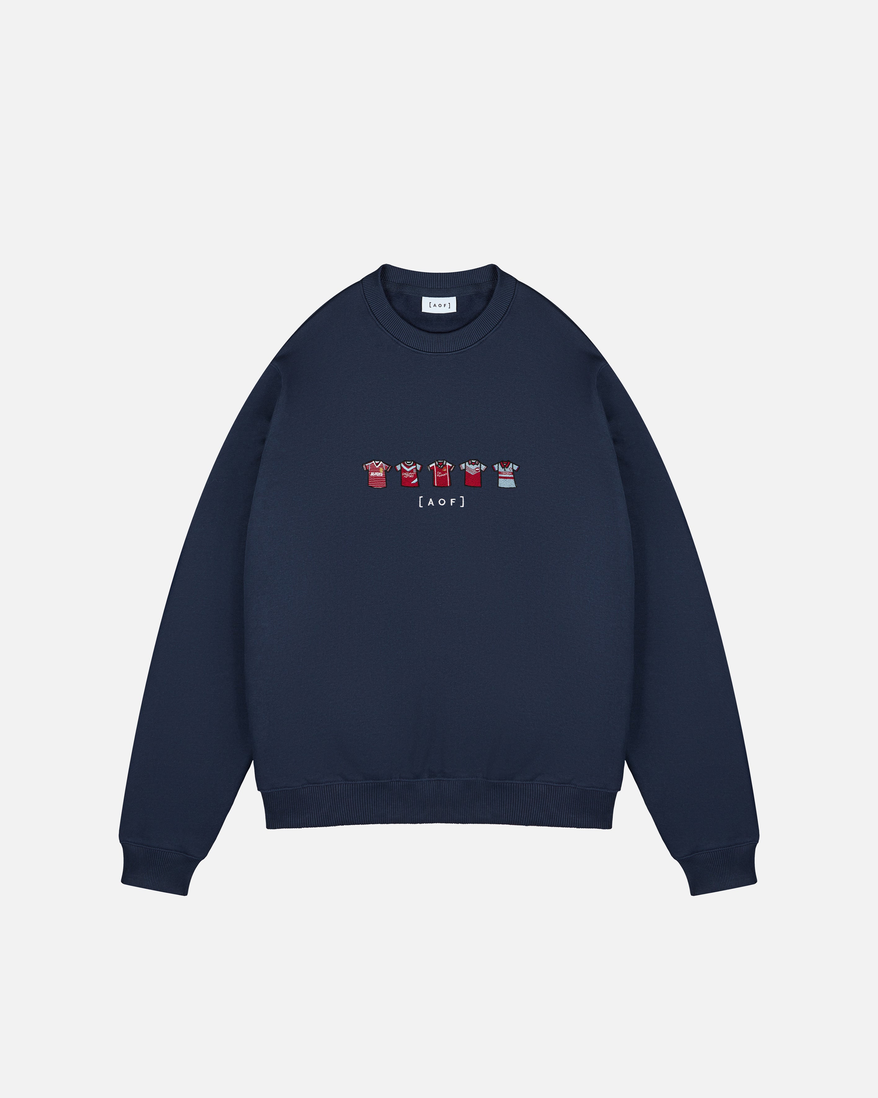 West Ham Embroidered Classics - Navy Sweatshirt