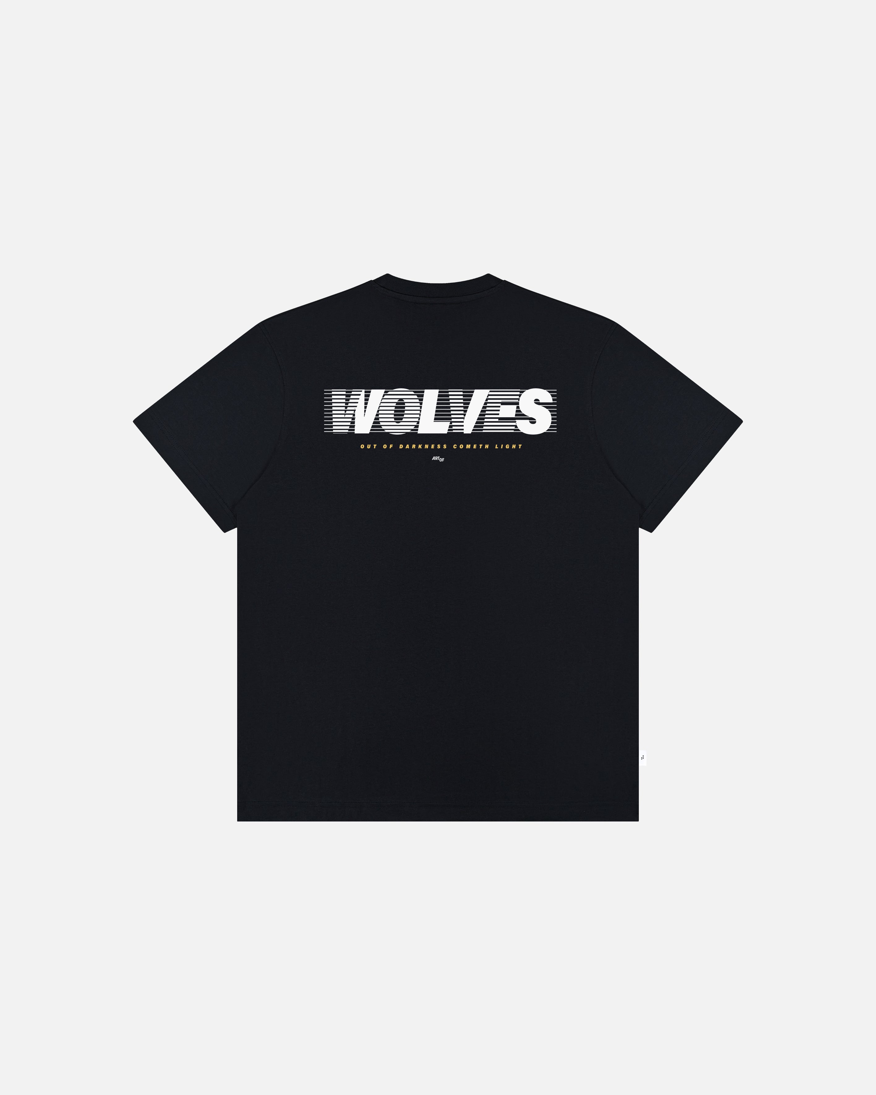 ART OF x Wolves 00s Type Tee | Black Graphic Football T-shirt
