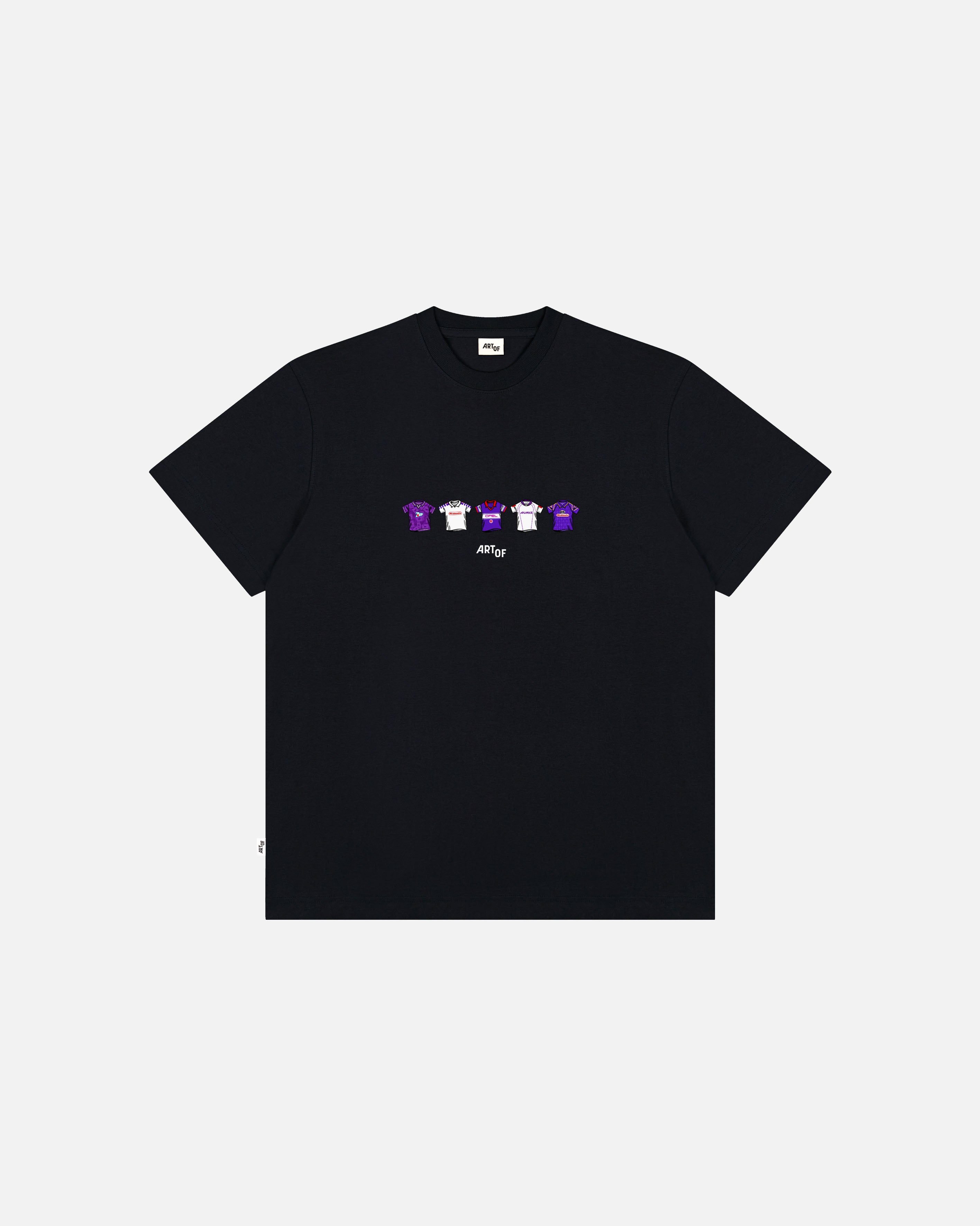 ART OF Fiorentina Printed Classics Tee | Black Football T-shirt