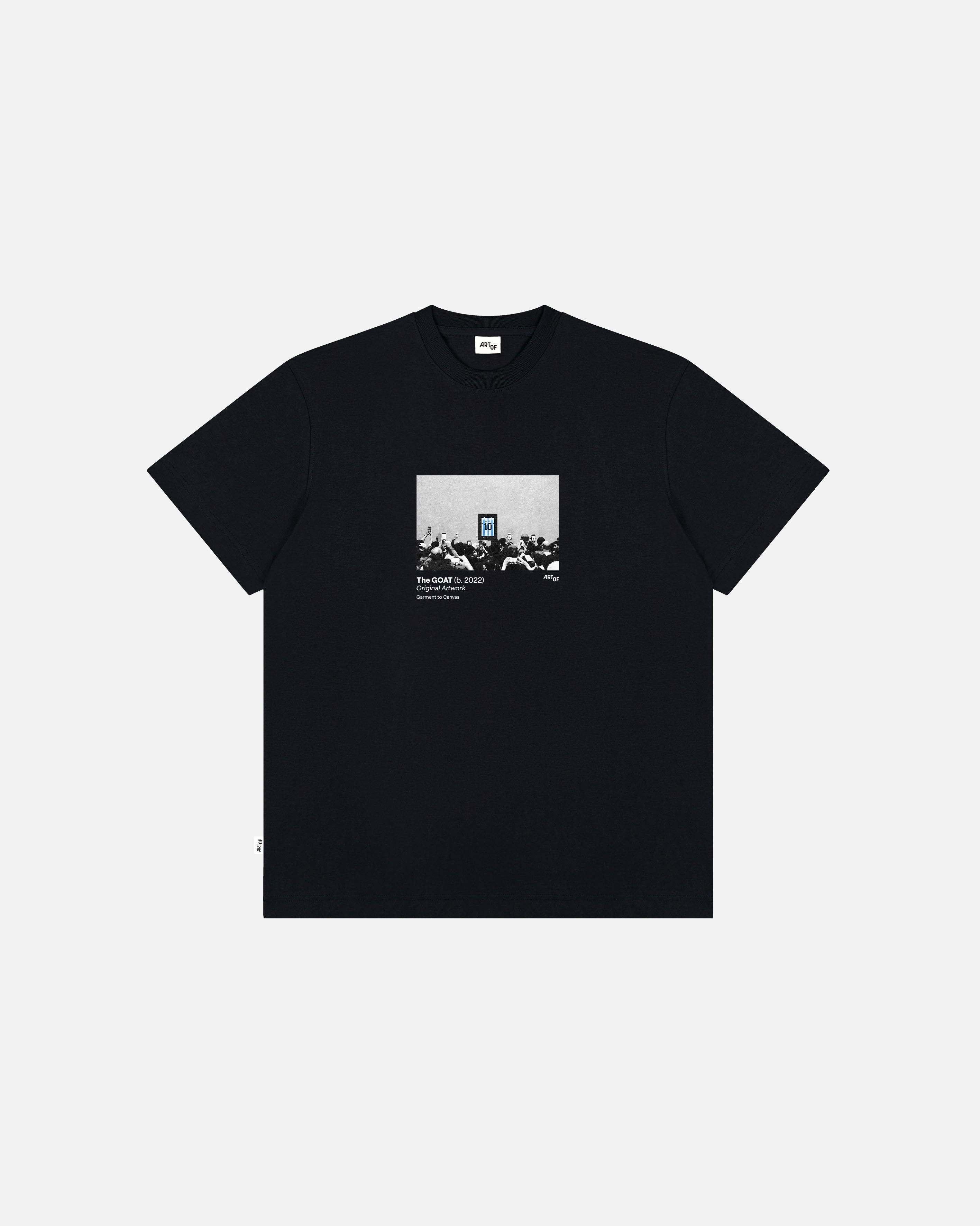 ART OF All Eyes On Me Tee | Black Graphic Football T-shirt