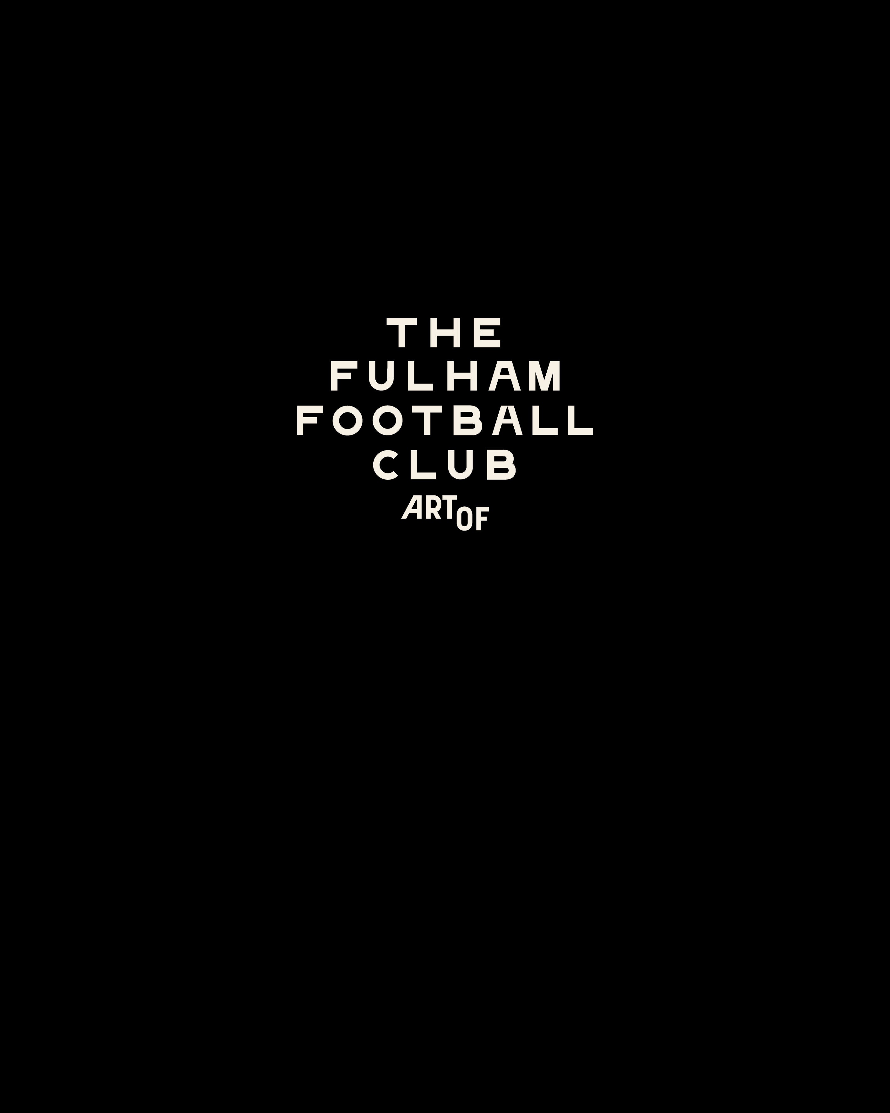 ART OF x Fulham Cottage Pavilion Printed Tee | Black Football T-shirt