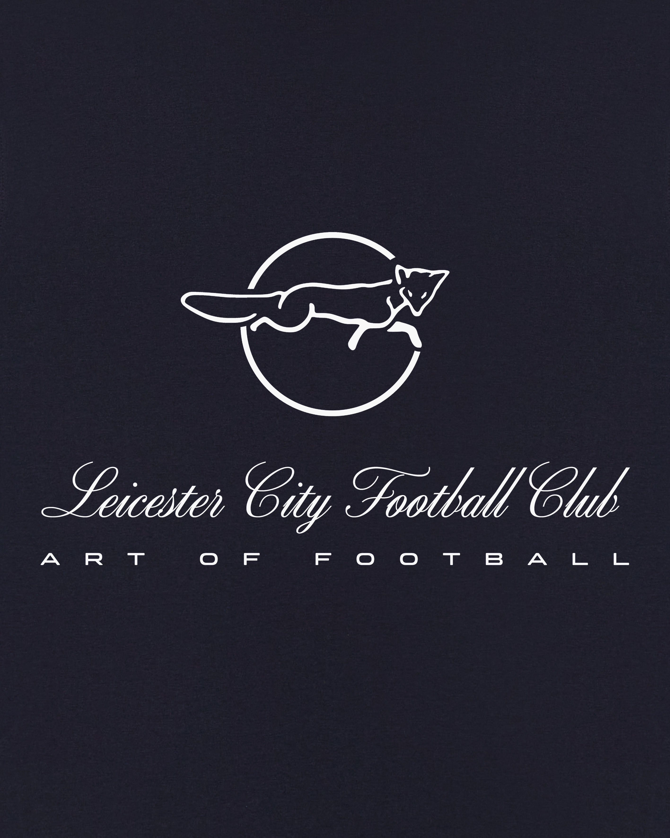 ART OF Leicester Heritage Tee | Navy Graphic Football T-shirt