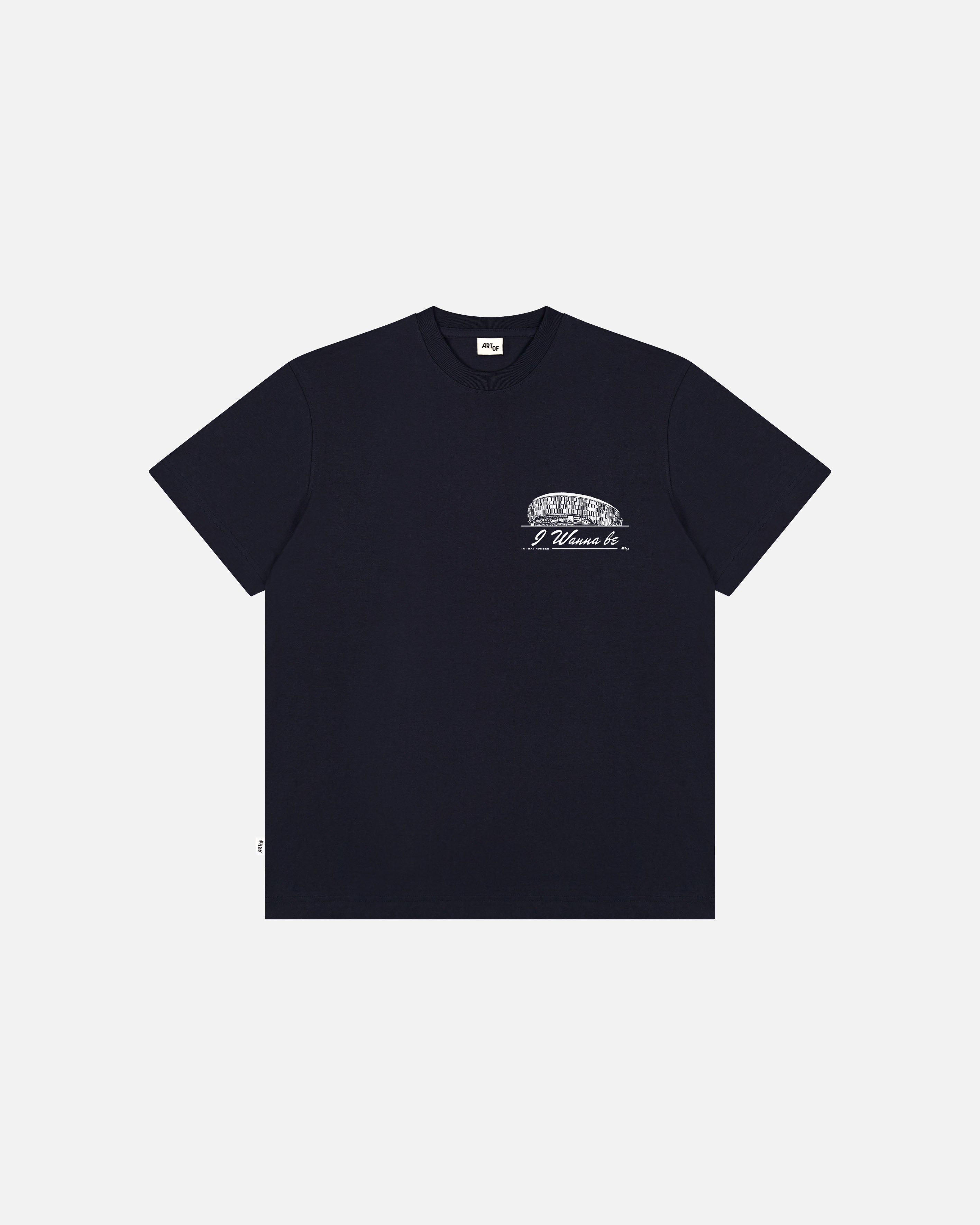 ART OF Spurs I Wanna Be Stadium Tee | Navy Graphic Football T-shirt