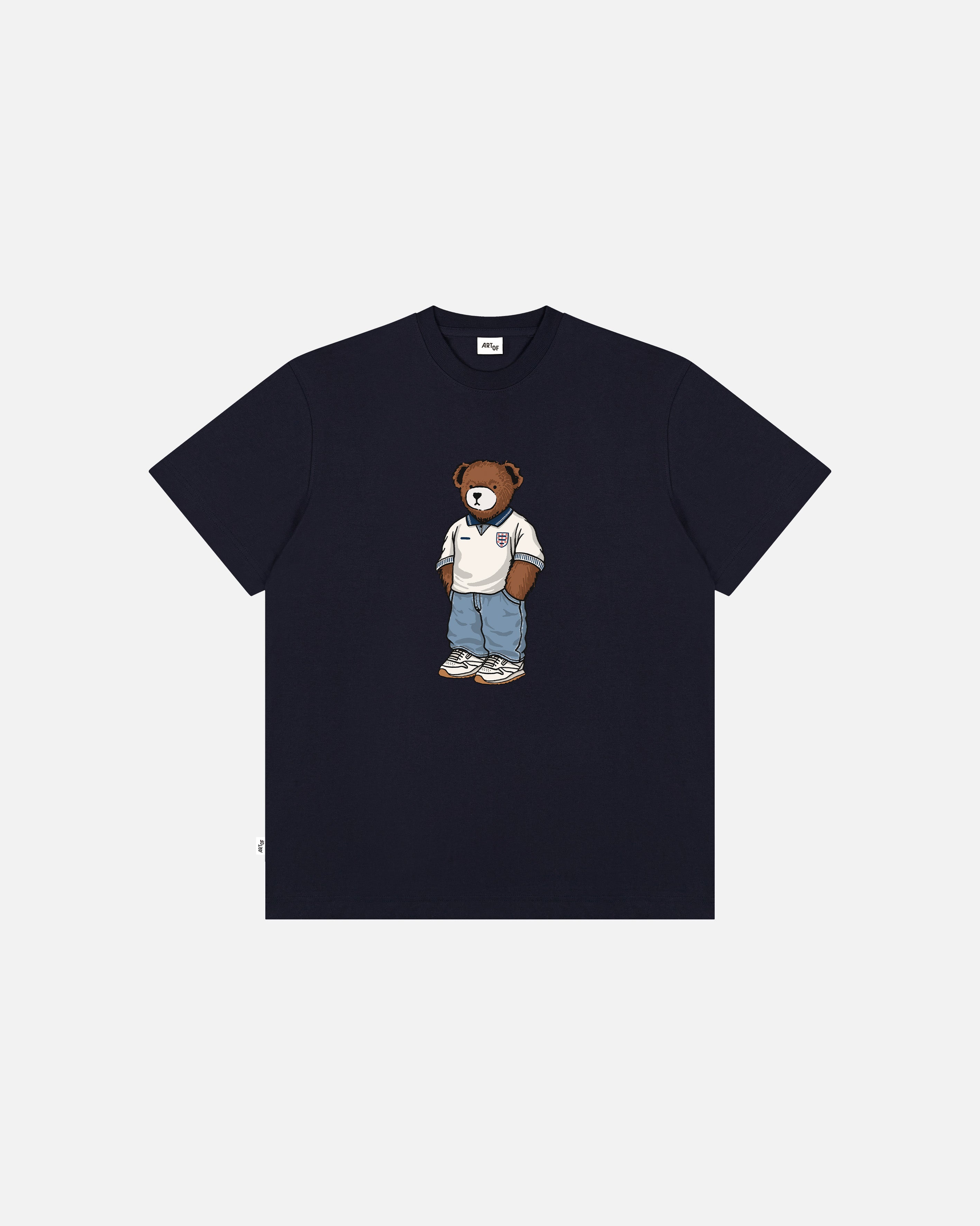 ART OF ENG '90 Pickles Tee | Navy Graphic Football T-shirt