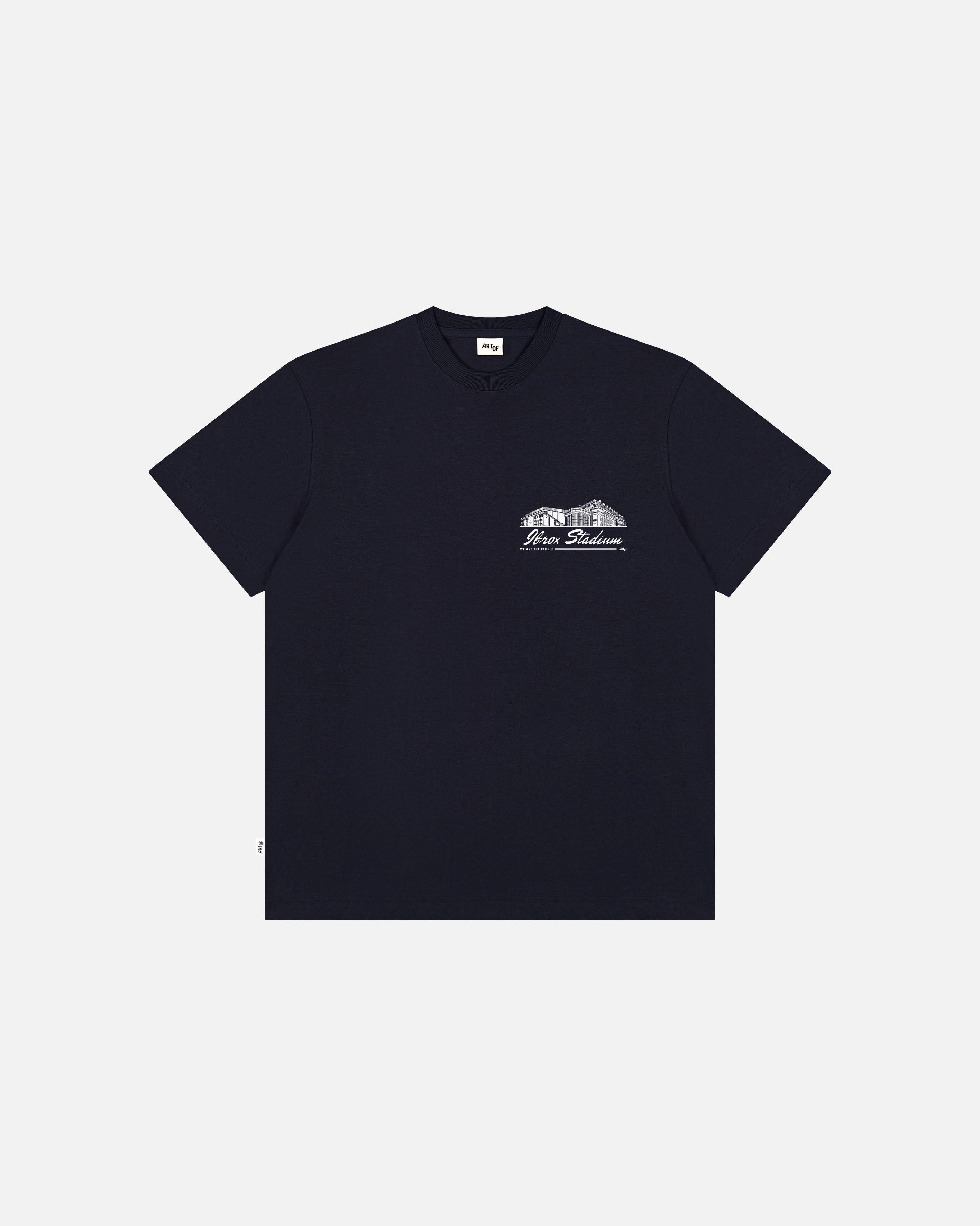 ART OF Ibrox Stadium Tee | Navy Graphic Football T-shirt