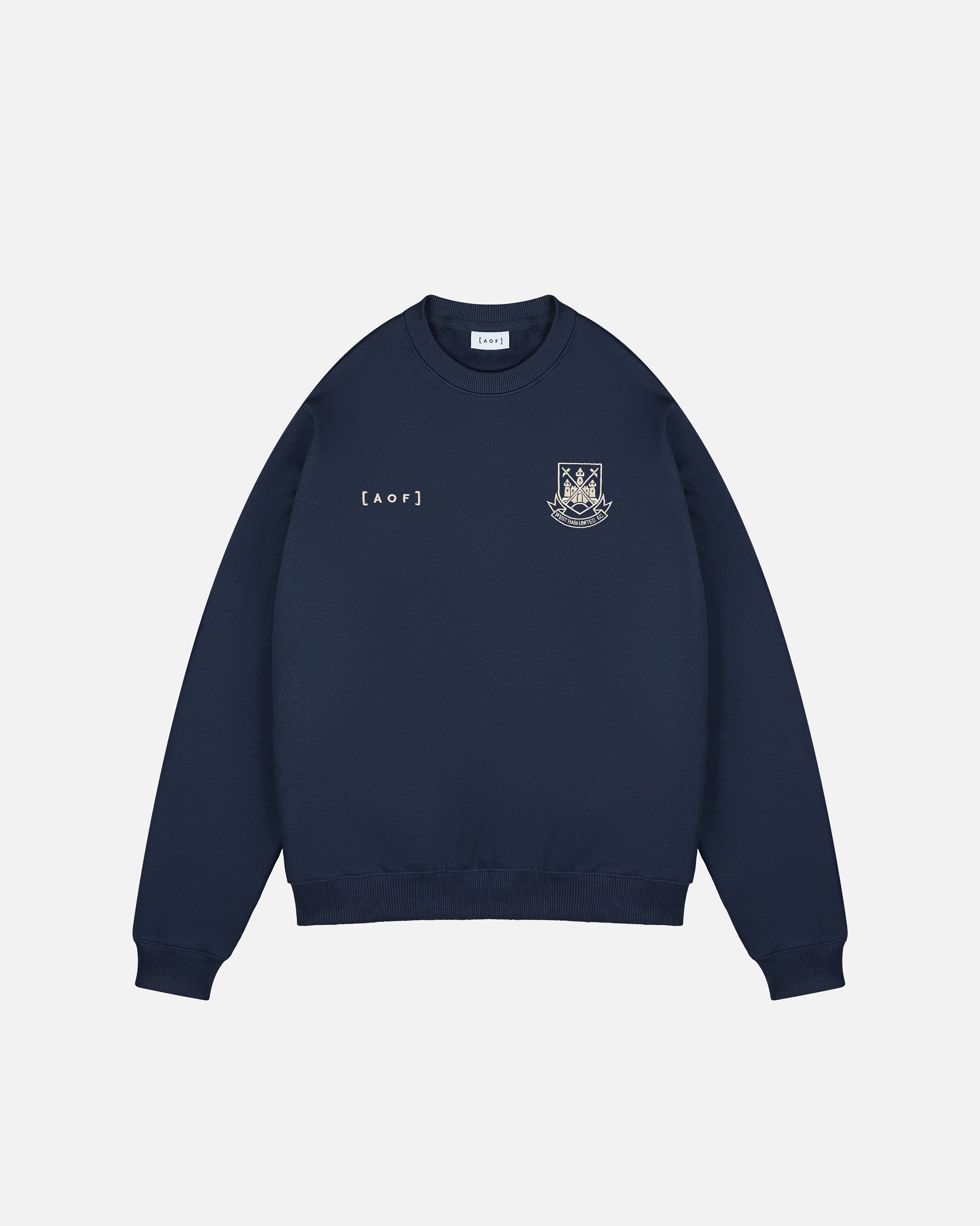 West Ham x AOF Navy Sweatshirt