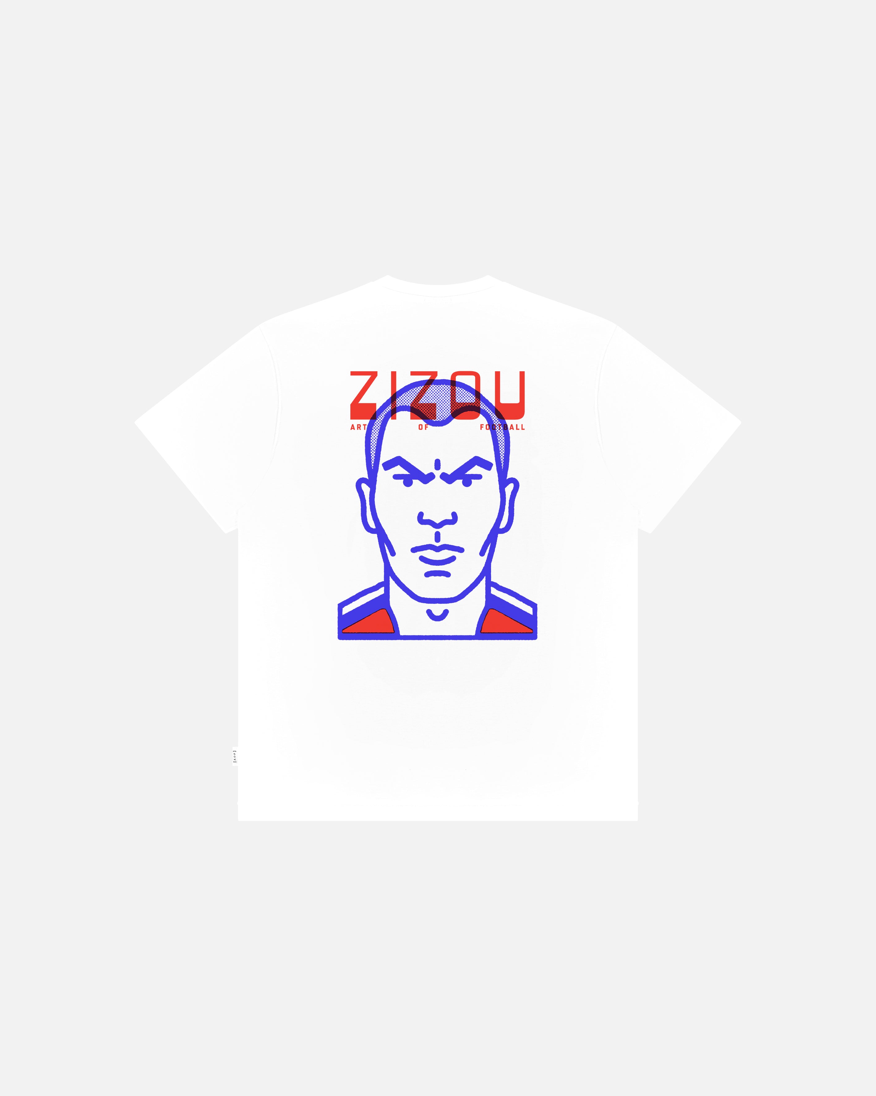 AOF Zizou Tee | White Graphic T-shirt | Art Of Football