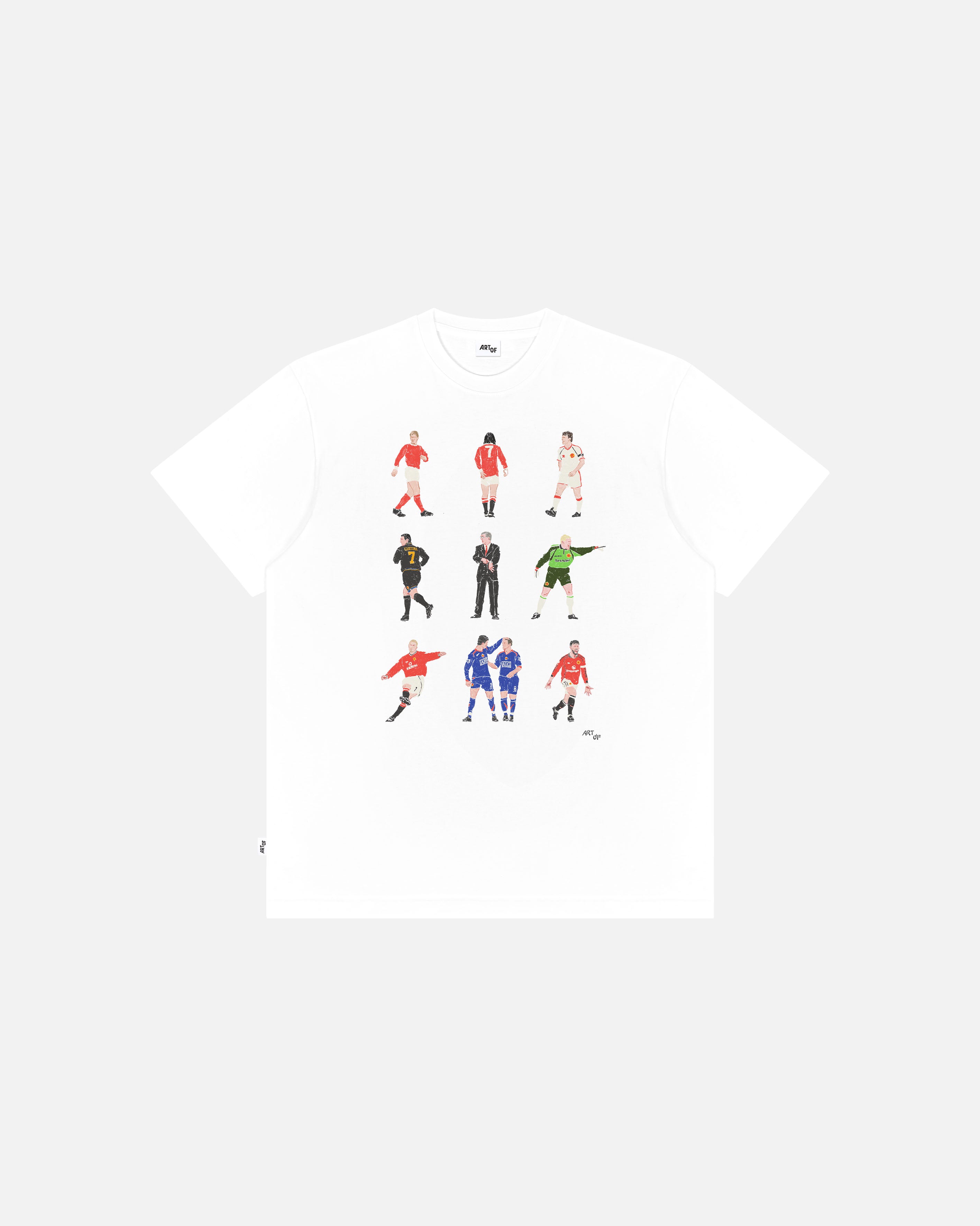 ART OF x United Generations Tee | MUFC White Graphic Football T-shirt