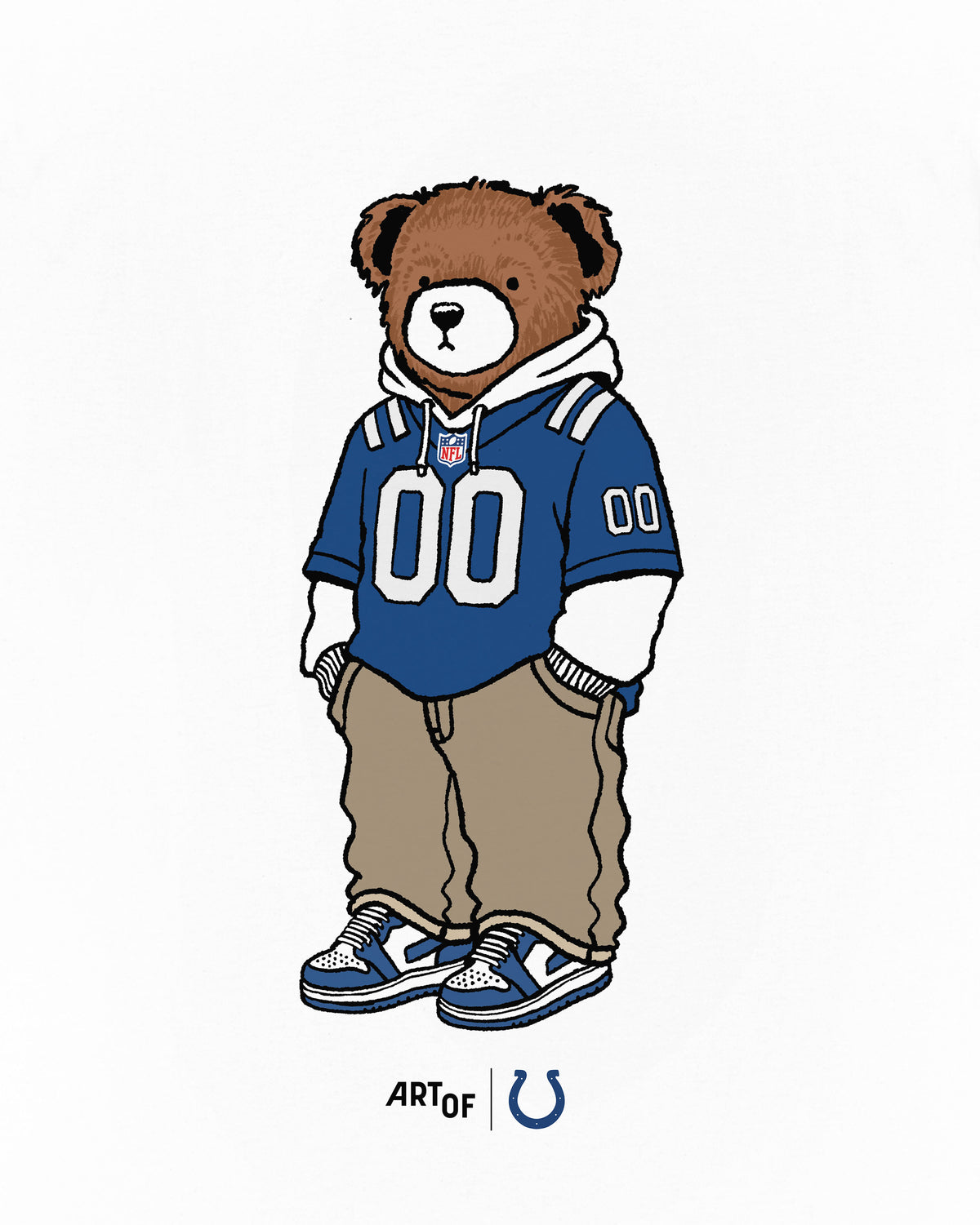 ART OF NLF Indianapolis Colts Pickles Tee | American Football T-Shirt