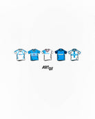 ART OF Marseille Printed Classics Tee | White Graphic Football T-shirt