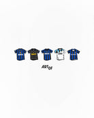 ART OF Inter Milan Printed Classics Tee | White Football T-shirt